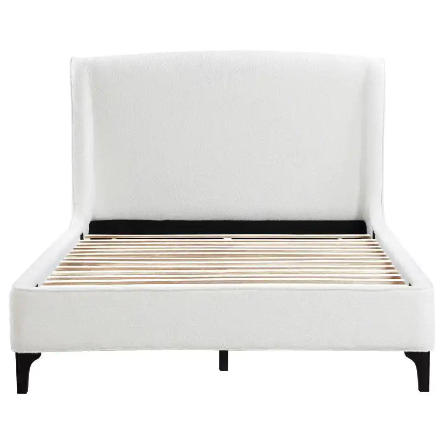 Mosby - Upholstered Wingback Bed - Best Buy Furniture