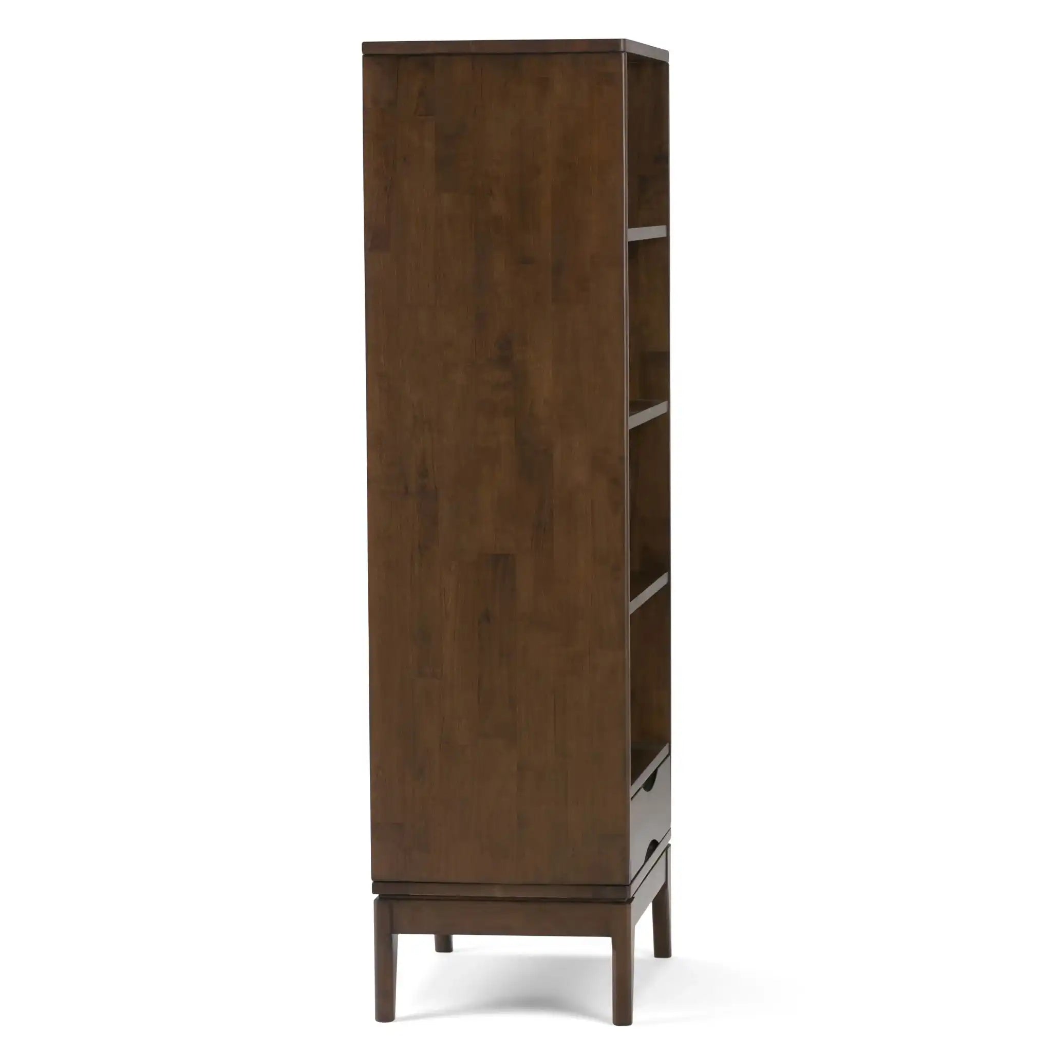 Harper - Bookcase With Storage - Walnut Brown - Best Buy Furniture