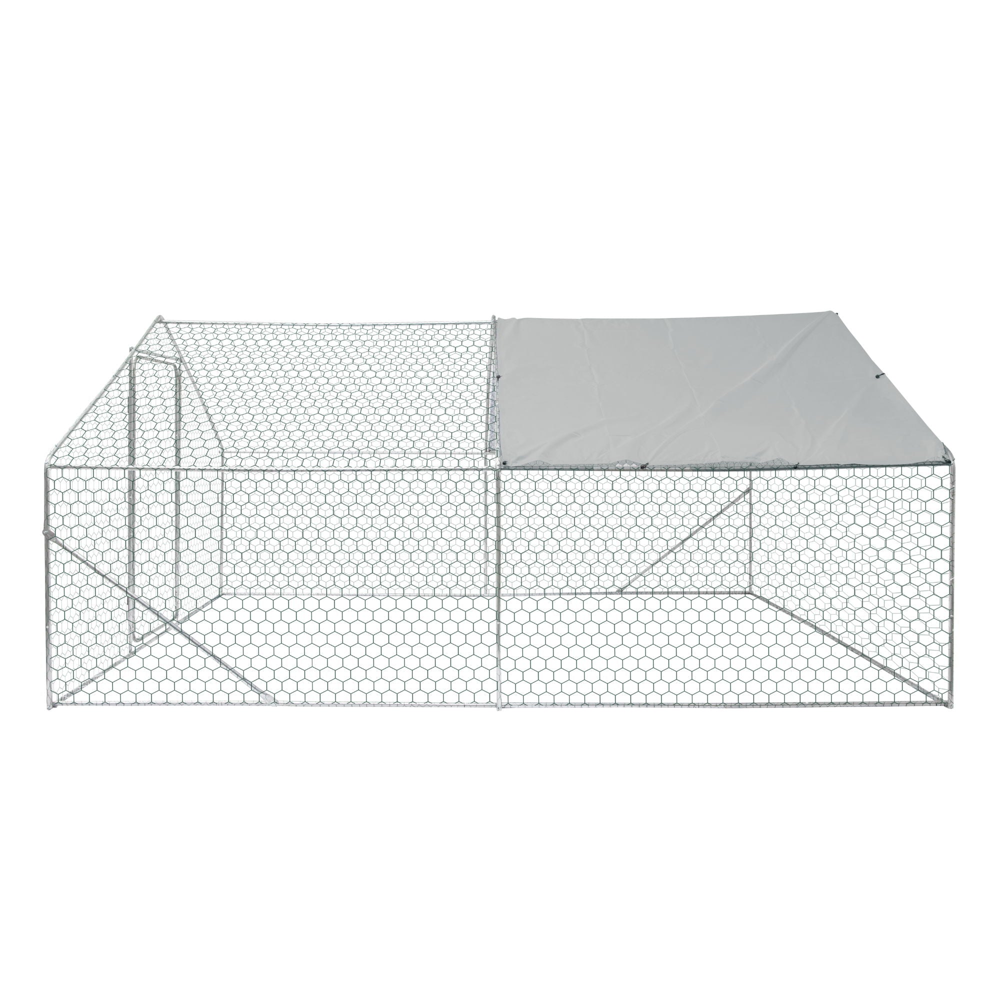 Outdoor Chicken Coop Metal Big Space - Best Buy Furniture