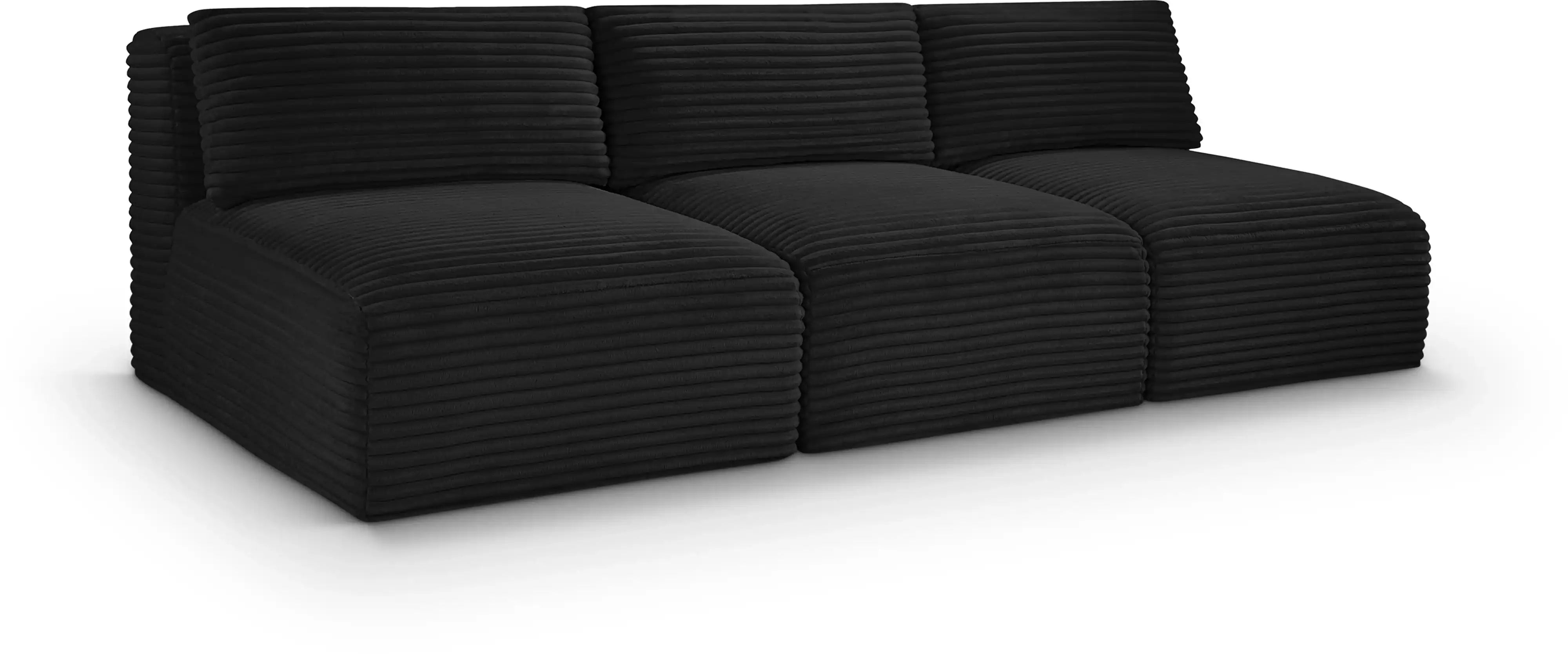 Shaggy - 3 Seat Modular Armless Sofa - Best Buy Furniture