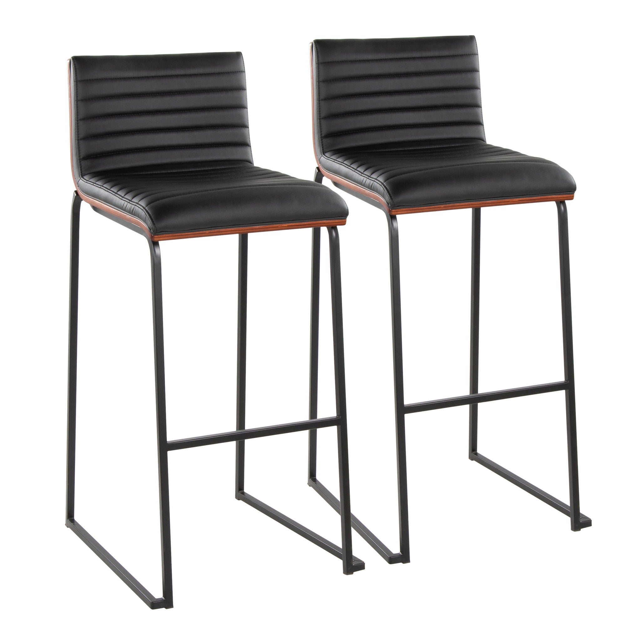 Mason Mara - Contemporary, Fixed Height Barstool (Set of 2) - Best Buy Furniture
