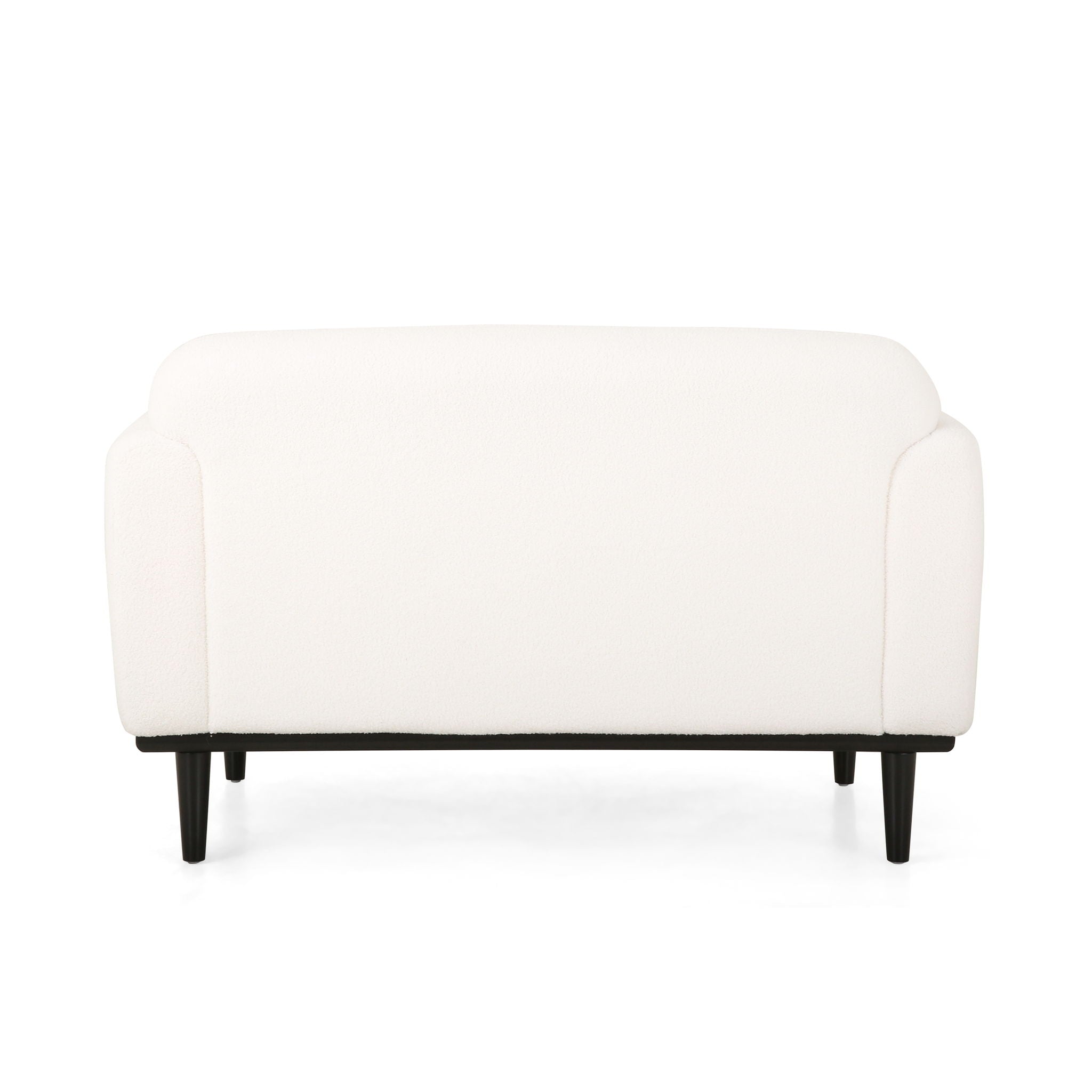 Sway - Upholstered Loveseat With Wood Legs And Round Arms - Best Buy Furniture