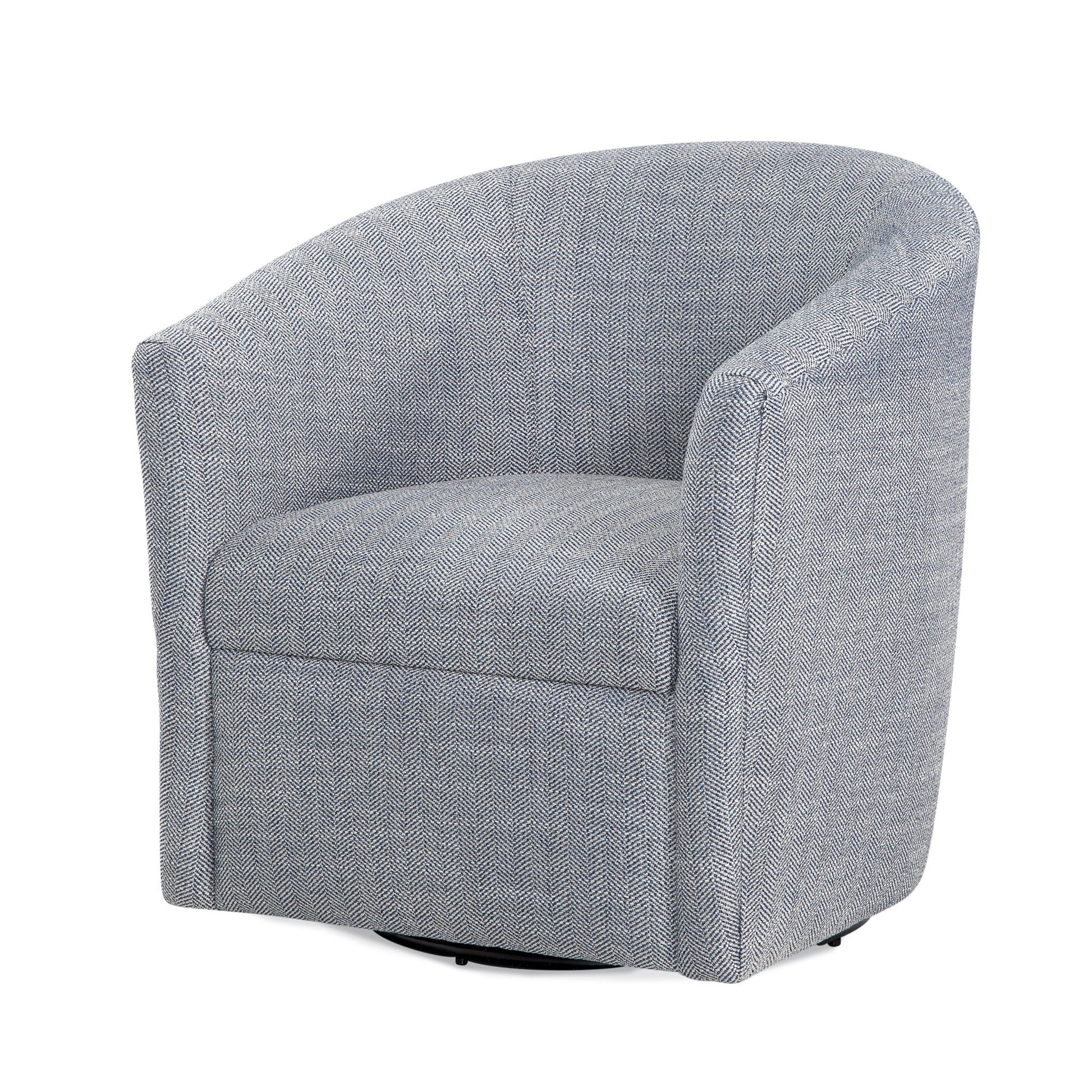 Lainey - Swivel Barrel Chair With 360 Degree Rotation - Best Buy Furniture
