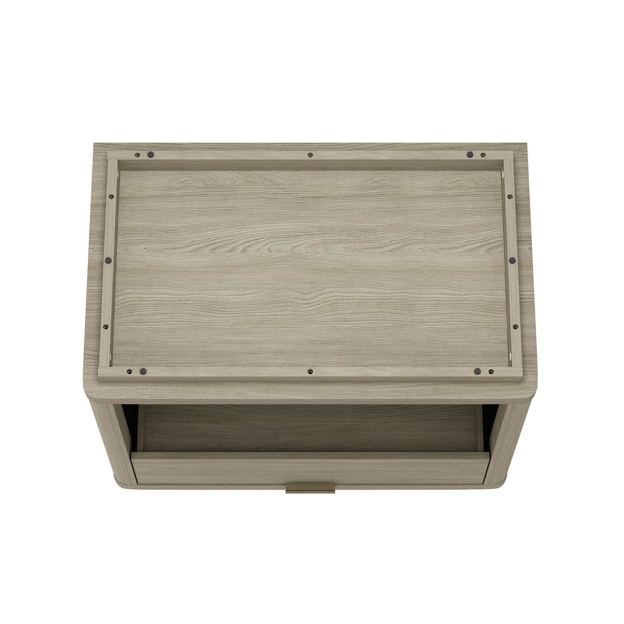 Evelyn - Nightstand With 1 Drawer And Open Shelf
