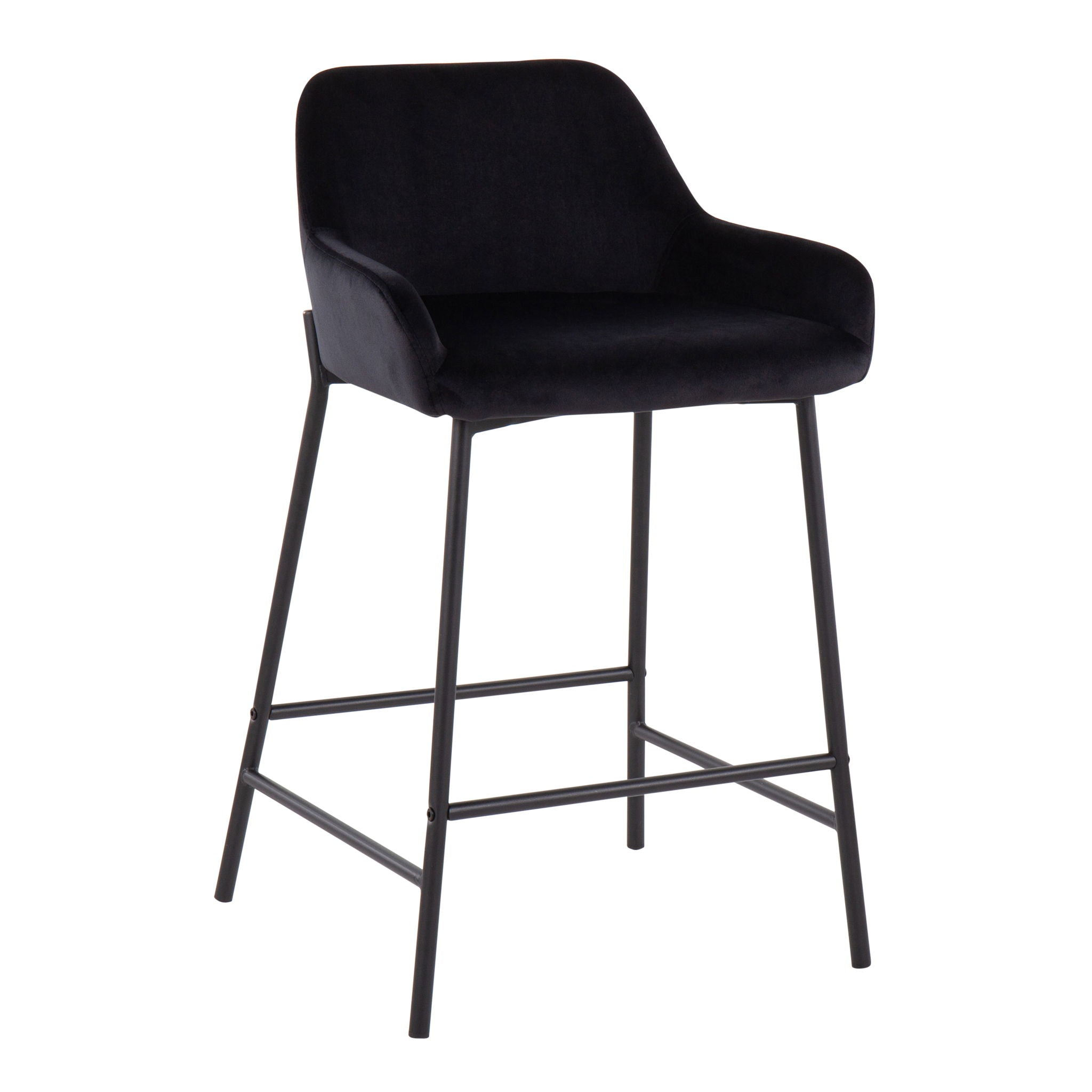 Daniella - Industrial Fixed Height Counter Stool (Set of 2) - Best Buy Furniture