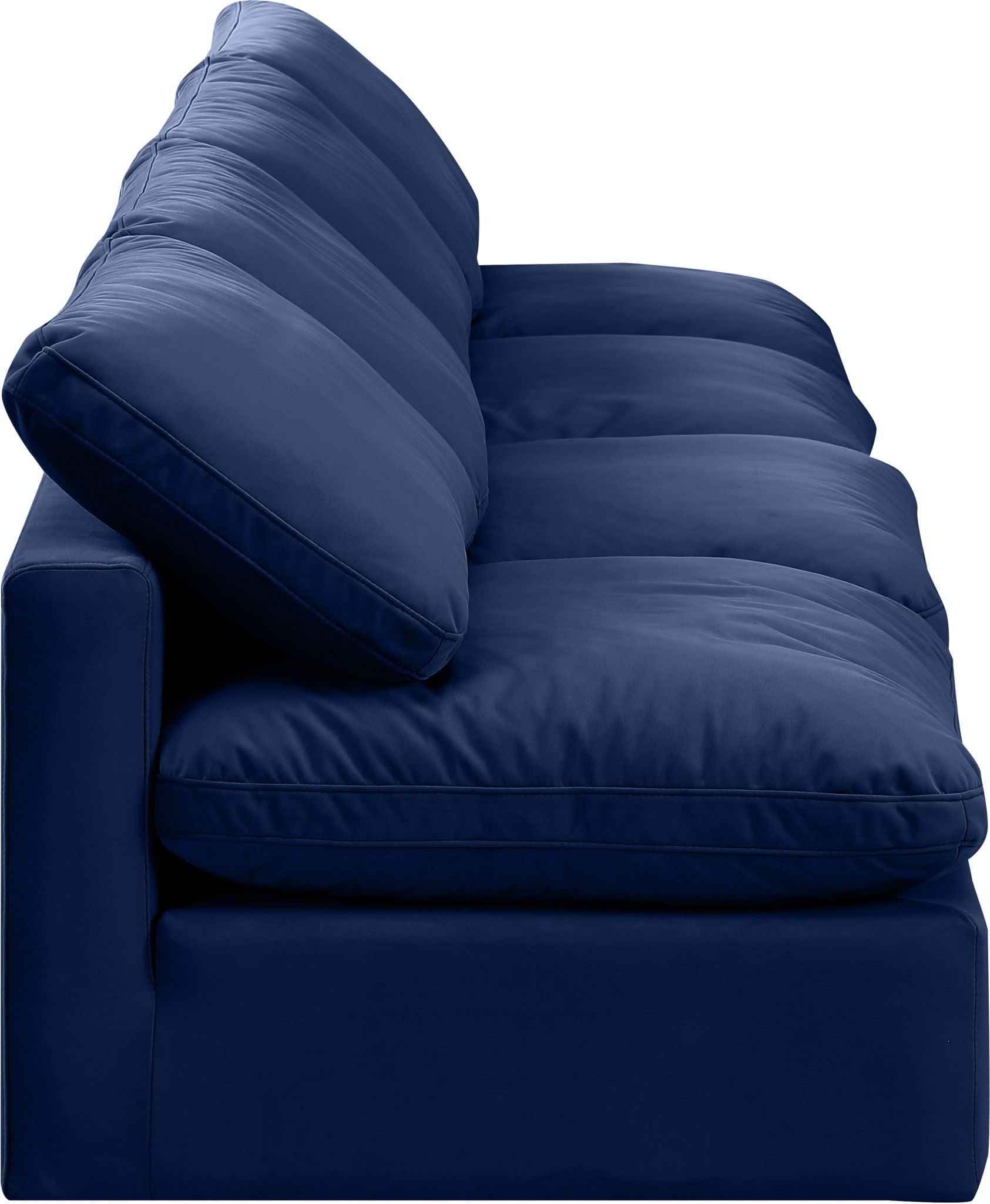 Indulge - Velvet 4 Seat Modular Armless Sofa - Best Buy Furniture
