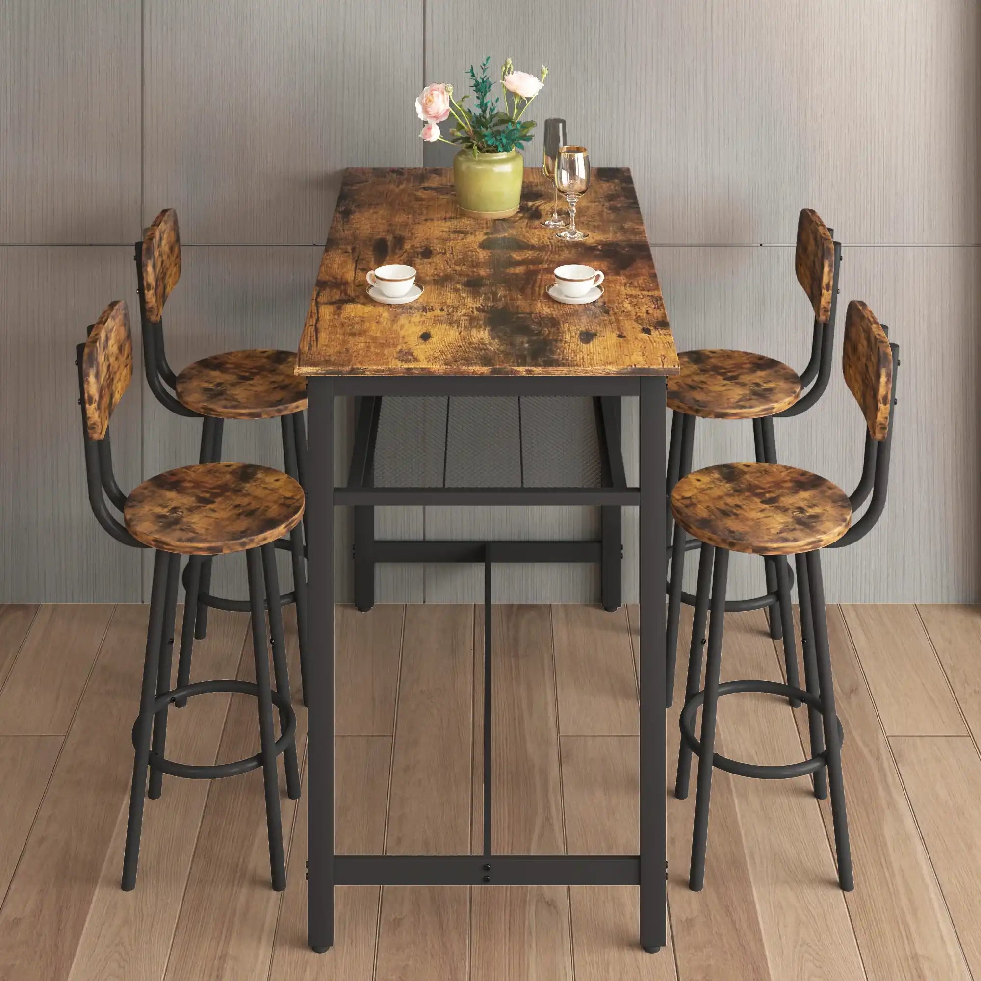 5-Piece Counter Height Set | Bar Table with 4 Chairs - Best Buy Furniture