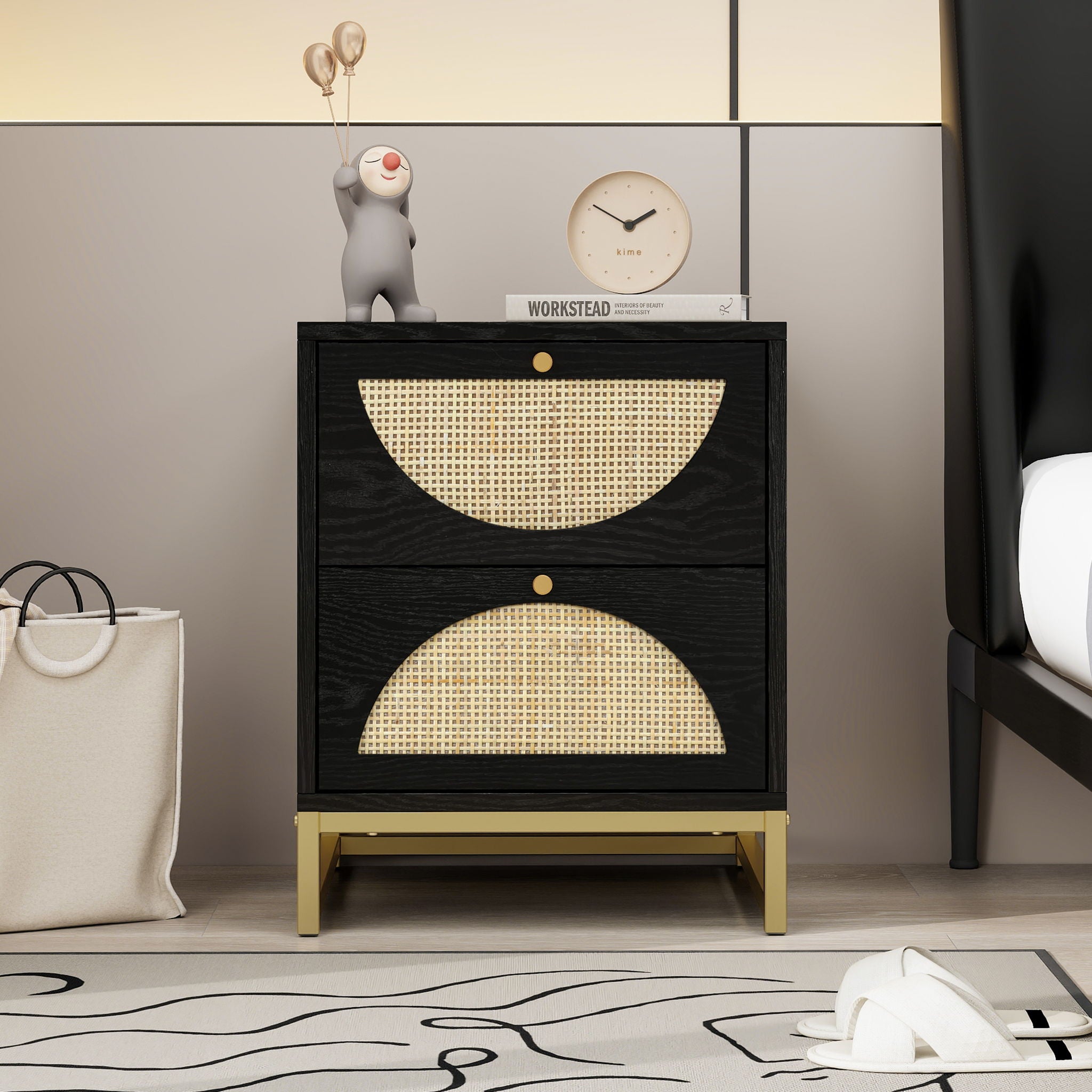 Allen - 2 Drawer Nightstand (Set of 2) - Best Buy Furniture