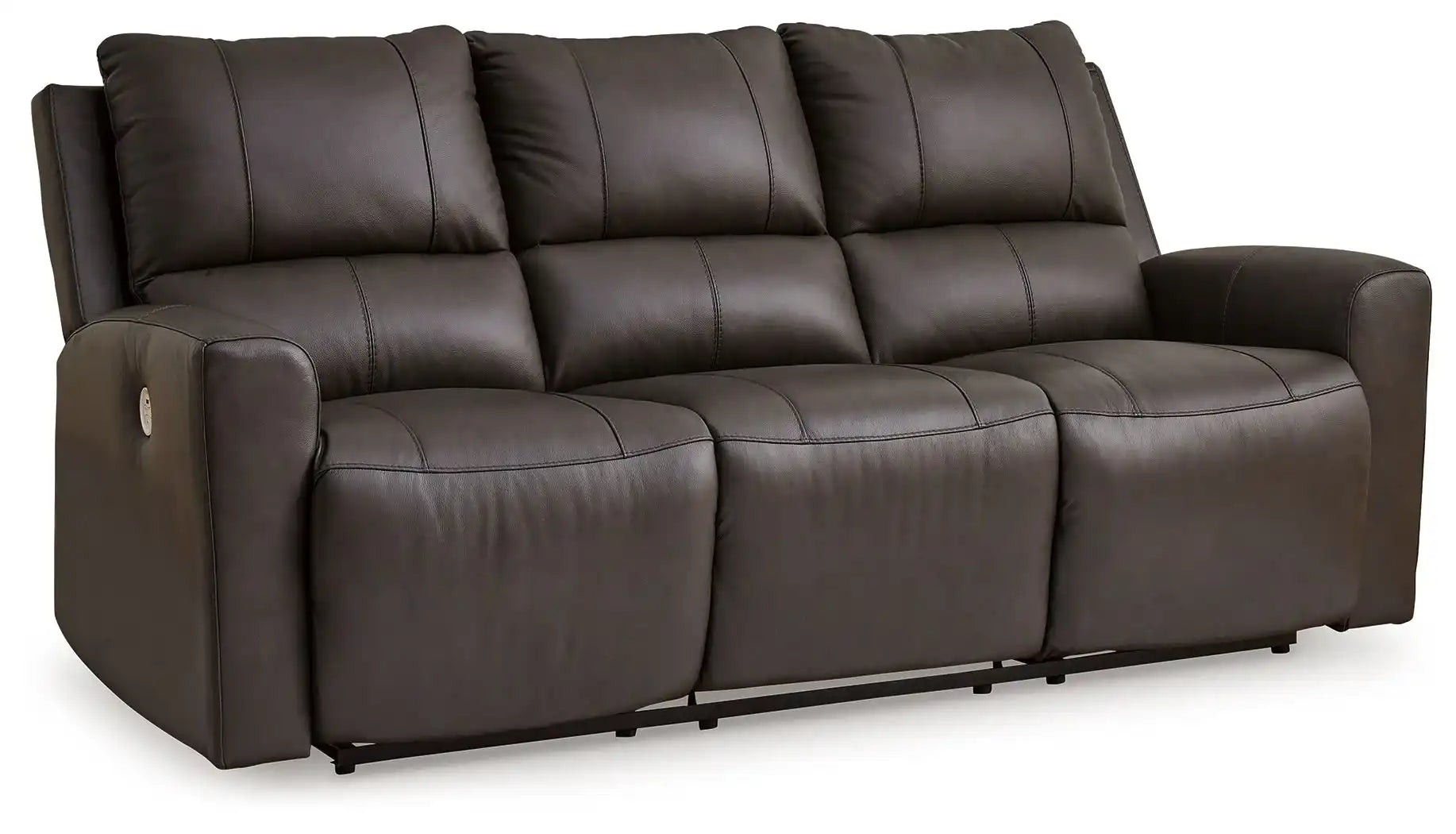 Boxmere - Reclining Power Sofa - Storm - Best Buy Furniture