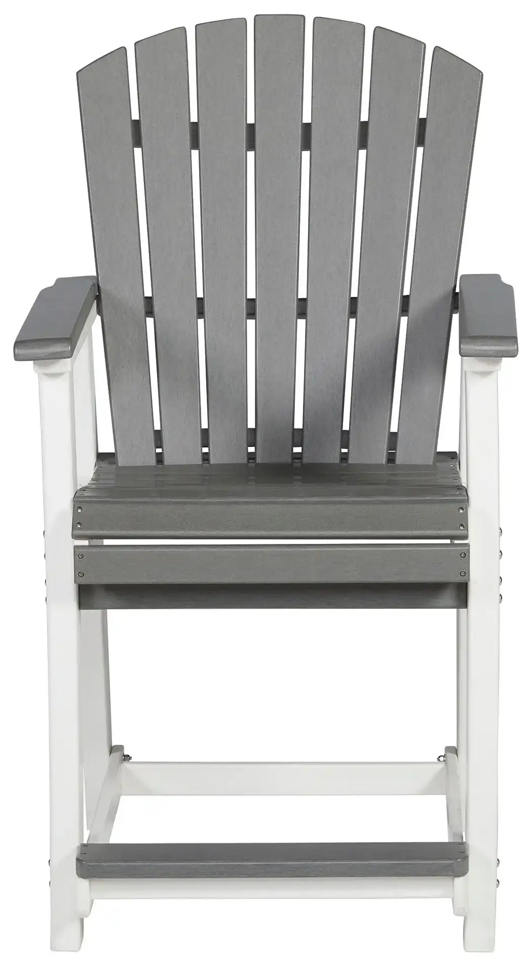 Transville - Barstool (Set of 2) - Gray / White - Best Buy Furniture
