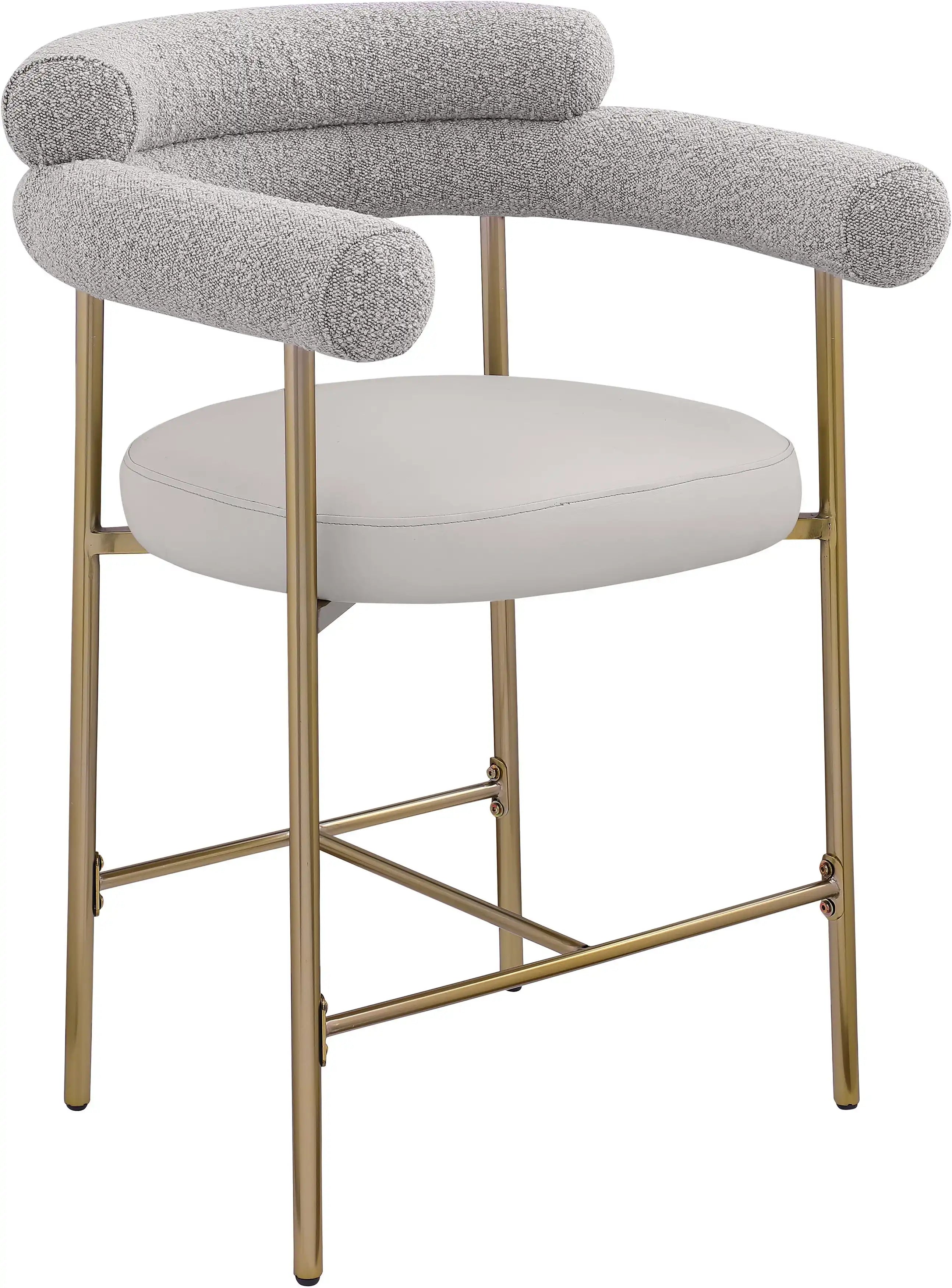 Blake - Counter Stool With Bronze Legs (Set of 2) - Best Buy Furniture