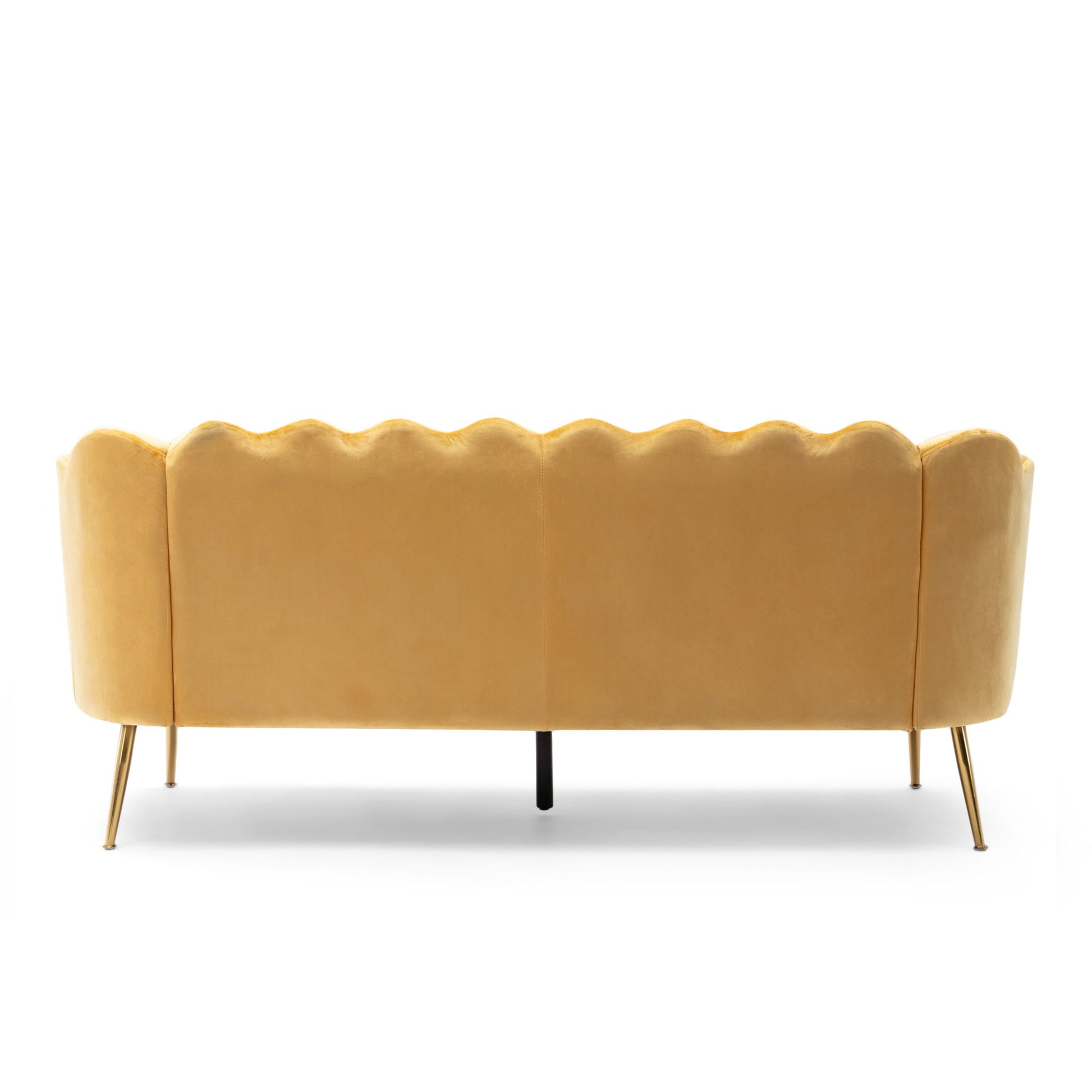 Modern Glam 3 Seater Sofa With Velvet Texture - Best Buy Furniture