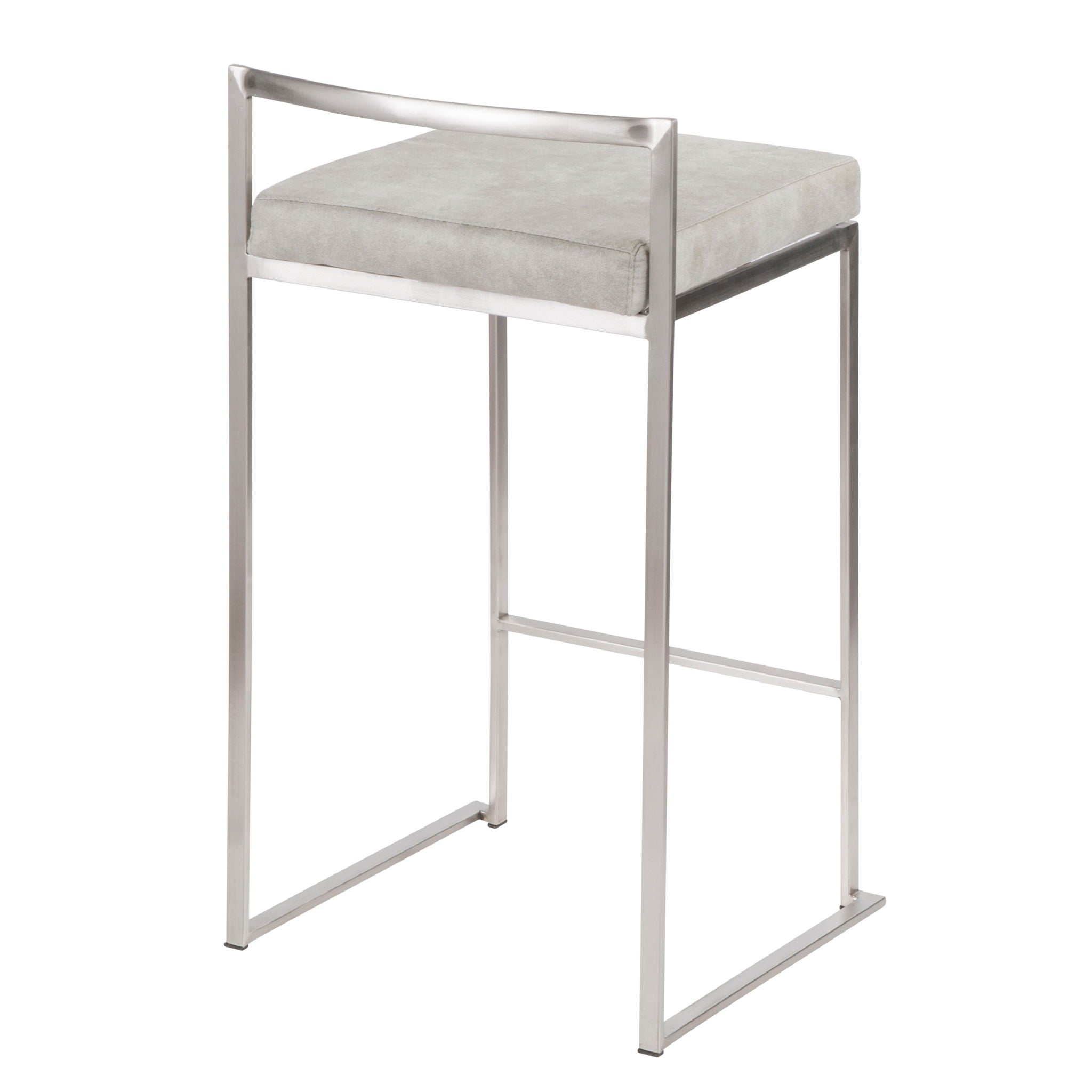 Fuji - Contemporary Elegant Stackable Counter Stool Set - Best Buy Furniture