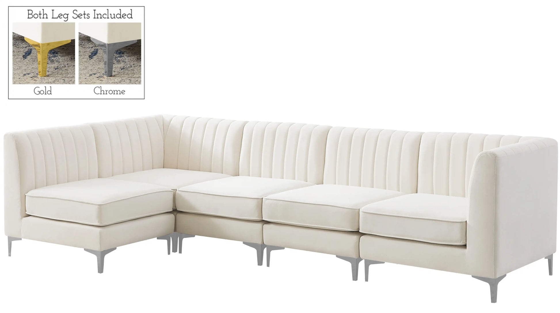 Alina - 5 Piece Modular Sectional - Best Buy Furniture