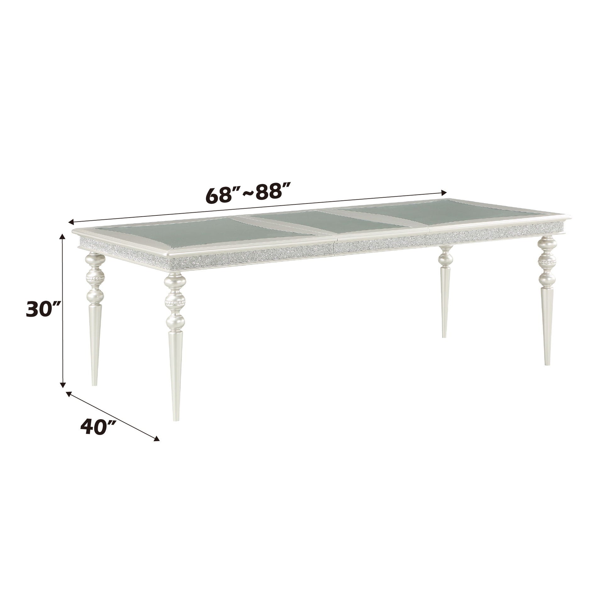 Maverick - Dining Table - Silver - Best Buy Furniture