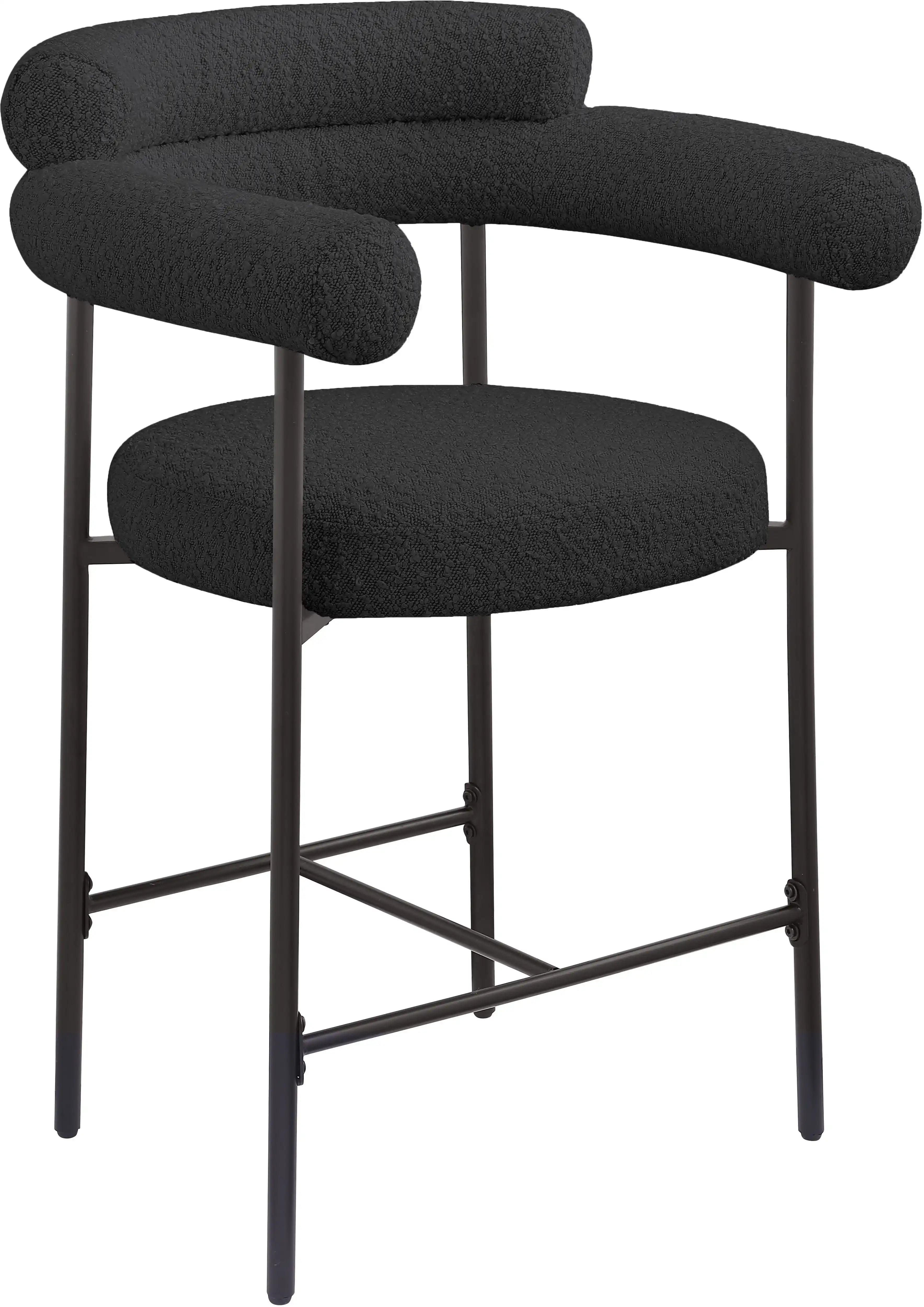 Blake - Counter Stool With Black Base (Set of 2) - Best Buy Furniture