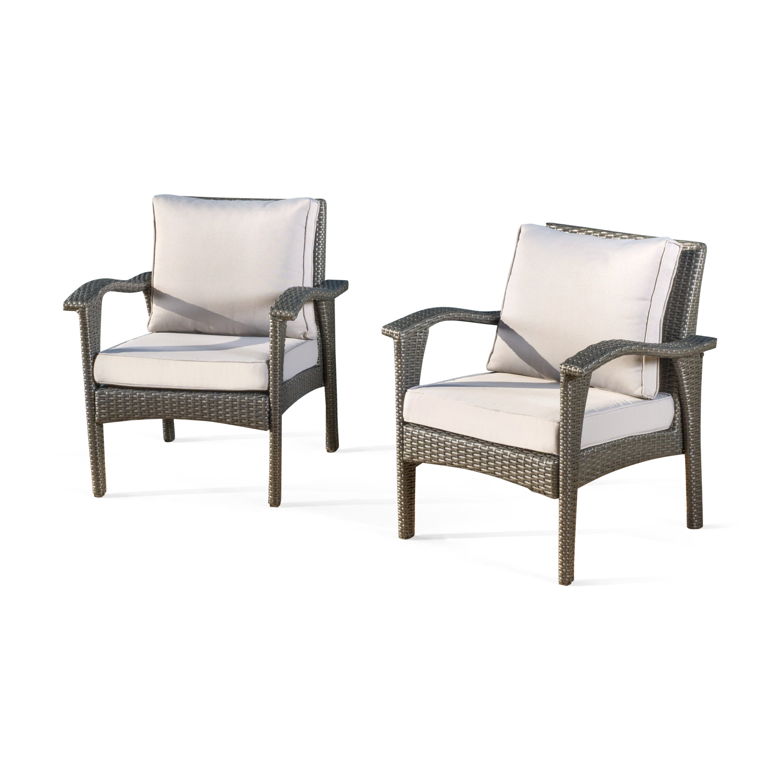 HONOLULU GREY CLUB CHAIR (2) - Best Buy Furniture
