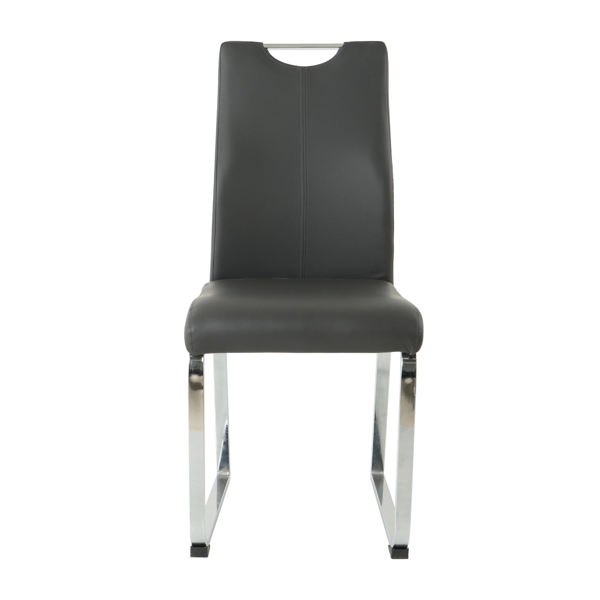 Modern Upholstered Dining Chair Electroplated Metal Legs (Set of 2) - Best Buy Furniture