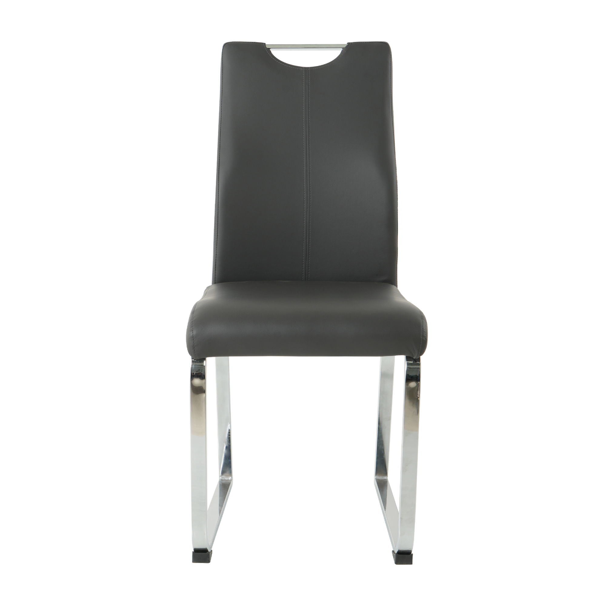 Modern Upholstered Dining Chair Electroplated Metal Legs (Set of 2) - Best Buy Furniture