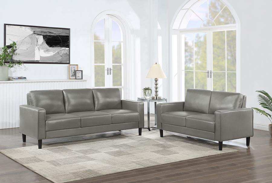Ruth - Upholstered Track Arm Sofa Set - Best Buy Furniture