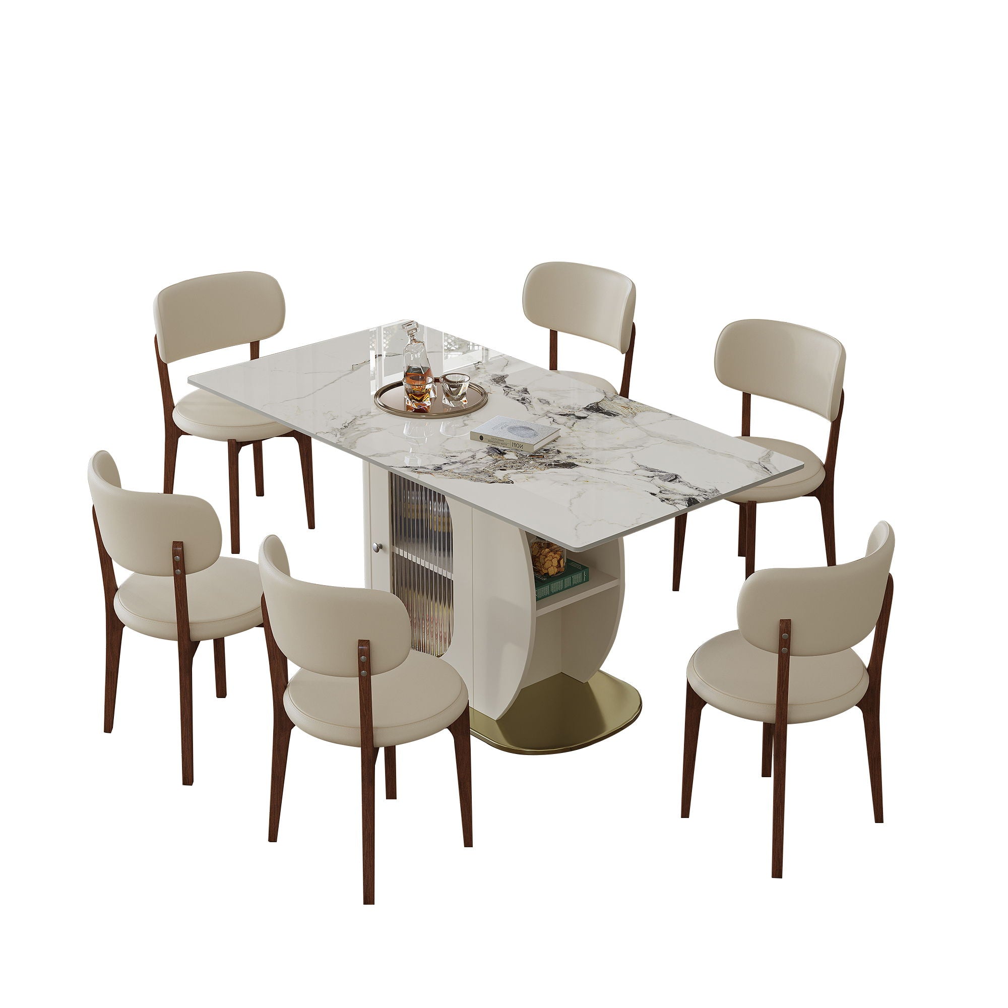 Dining Table Set With Storage, Includes Chairs For Kitchen - Best Buy Furniture