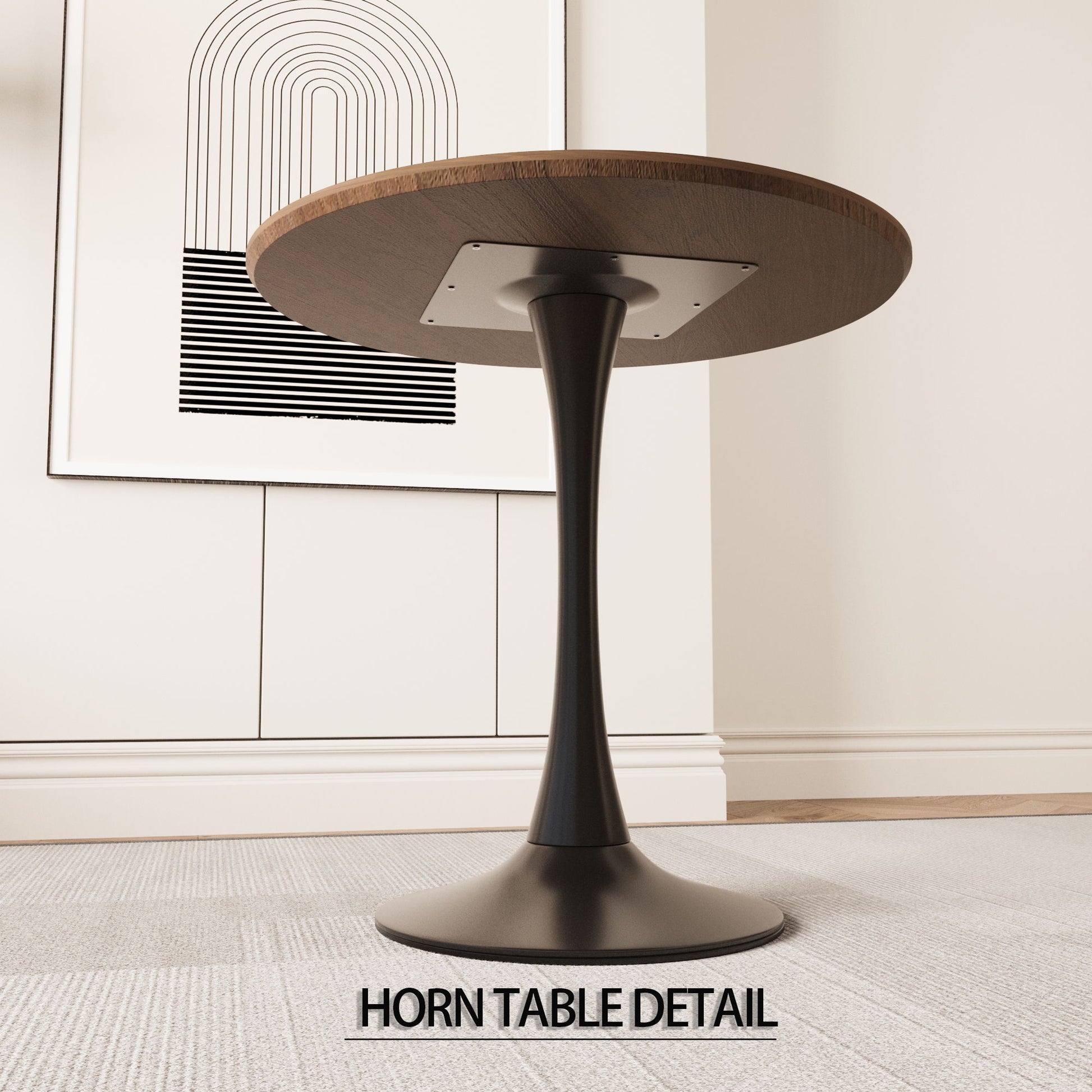 Round Dining Table Set With Tulip Design And 2 Chairs - Best Buy Furniture