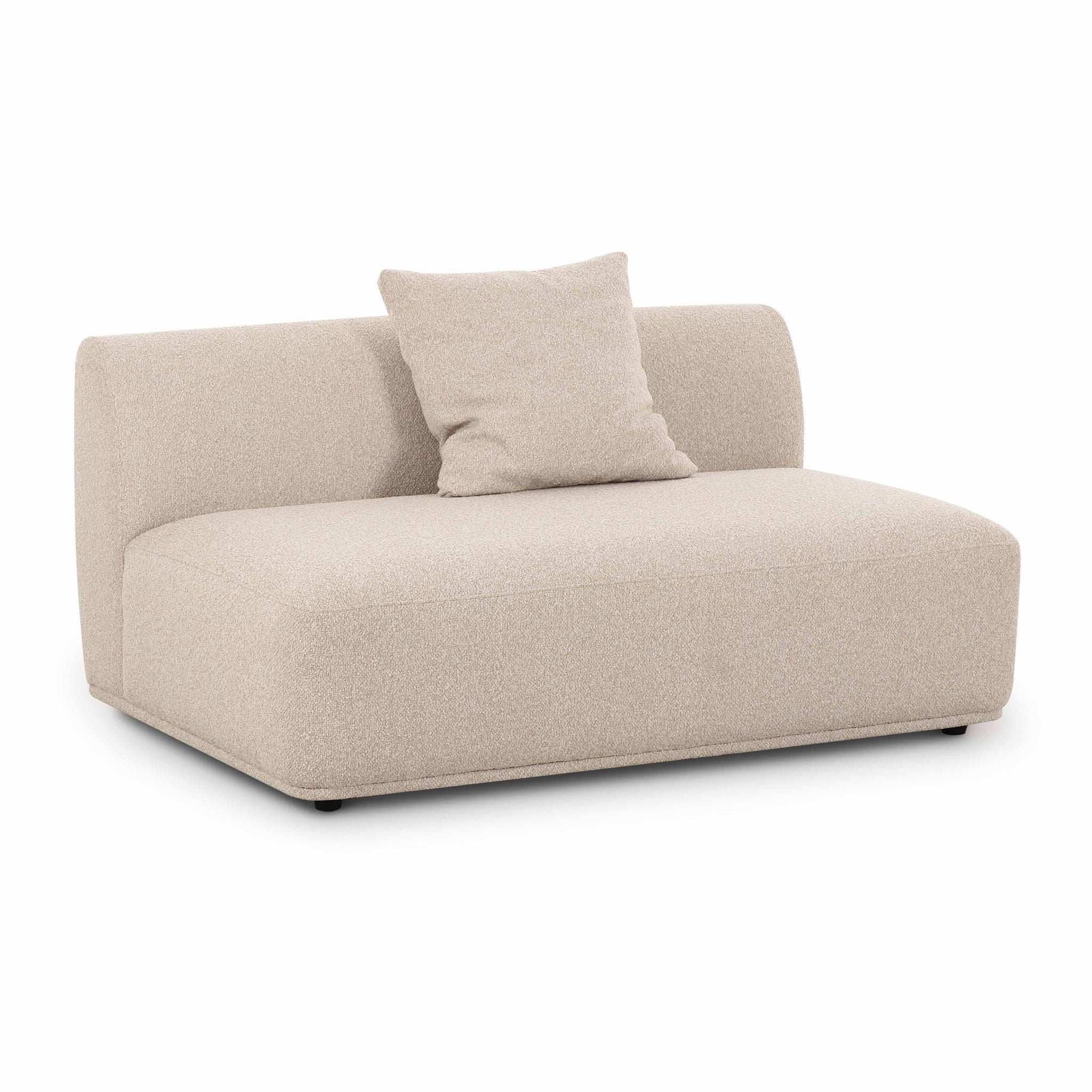 Sylvie - Armless 2-Seater - Cream - Best Buy Furniture