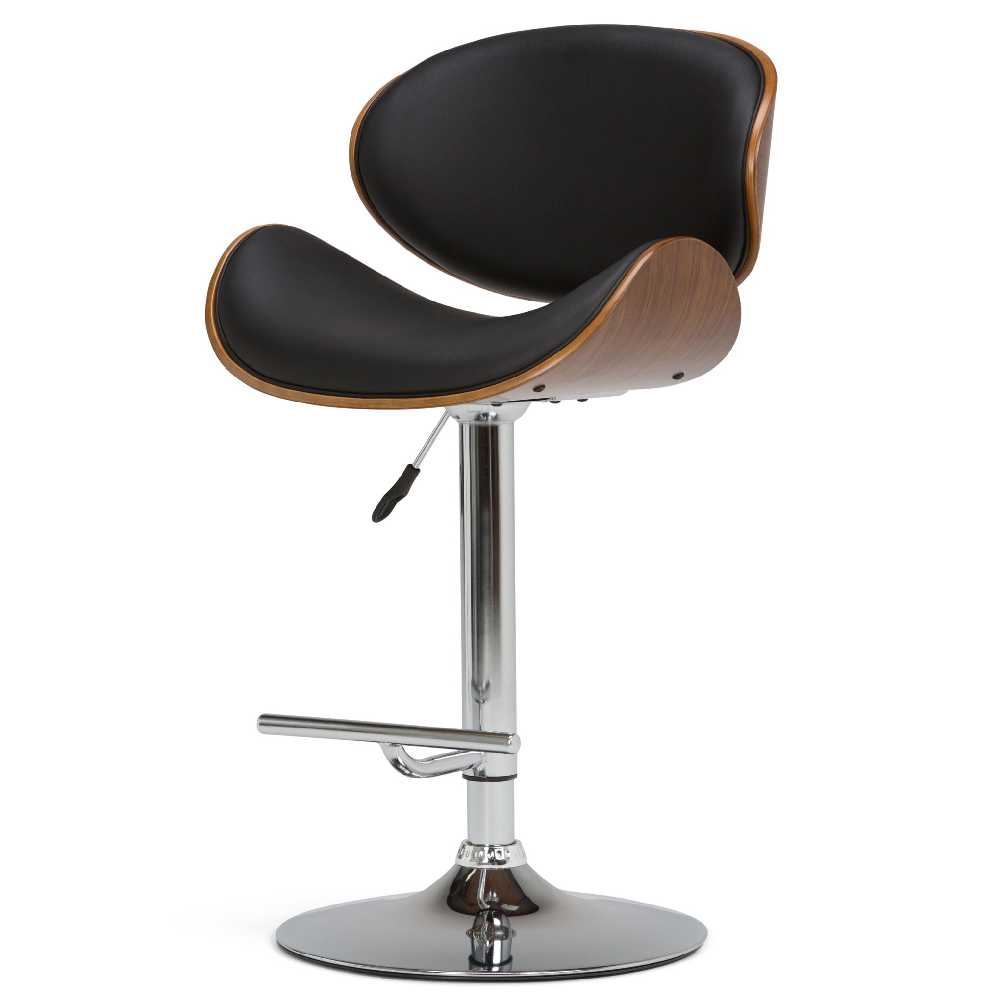 Marana - Multifunctional Handcrafted Bentwood Adjustable Swivel Bar Stool - Best Buy Furniture