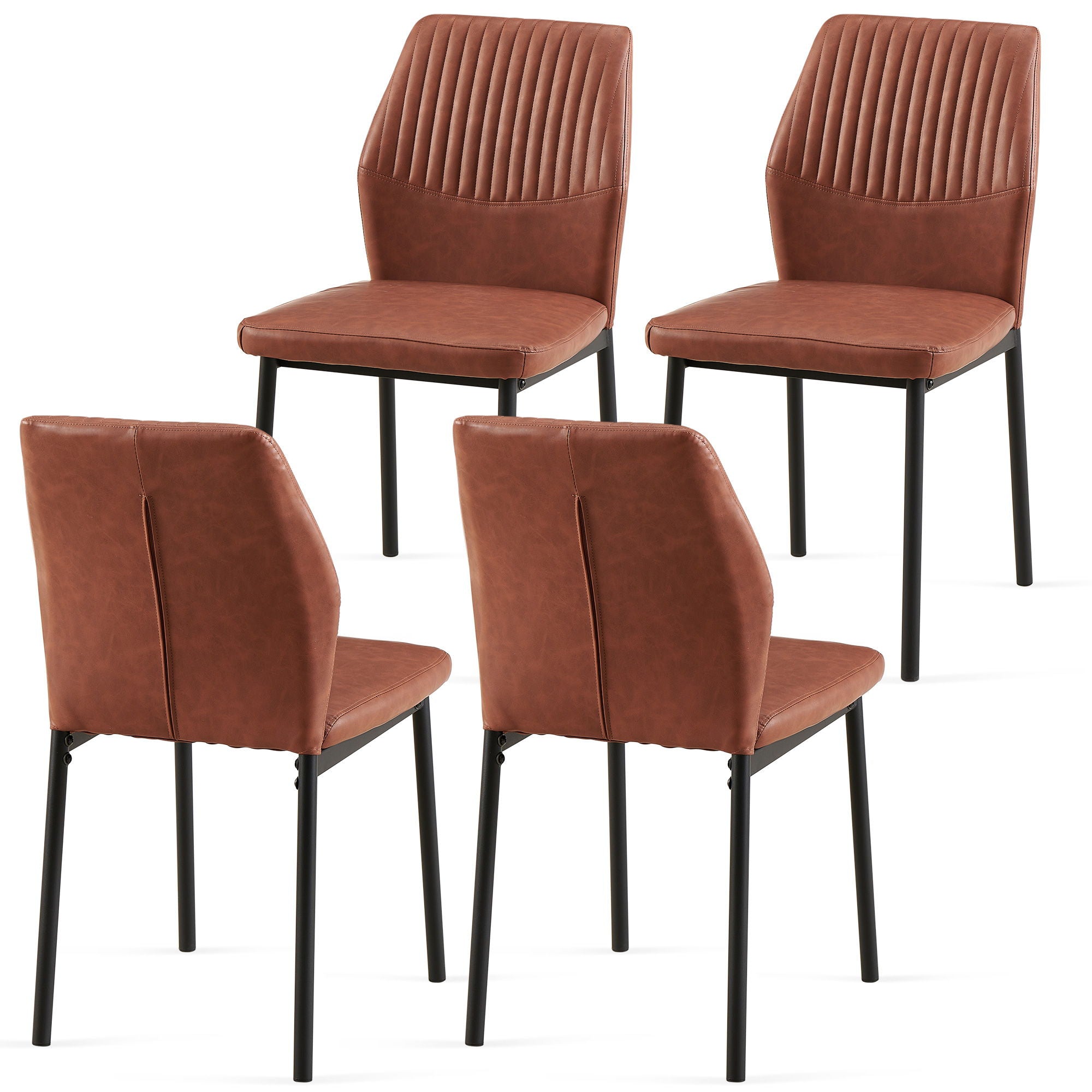 Dining Chairs Living Room Chair Modern Kitchen Armless Side Chair With Metal Legs - Best Buy Furniture