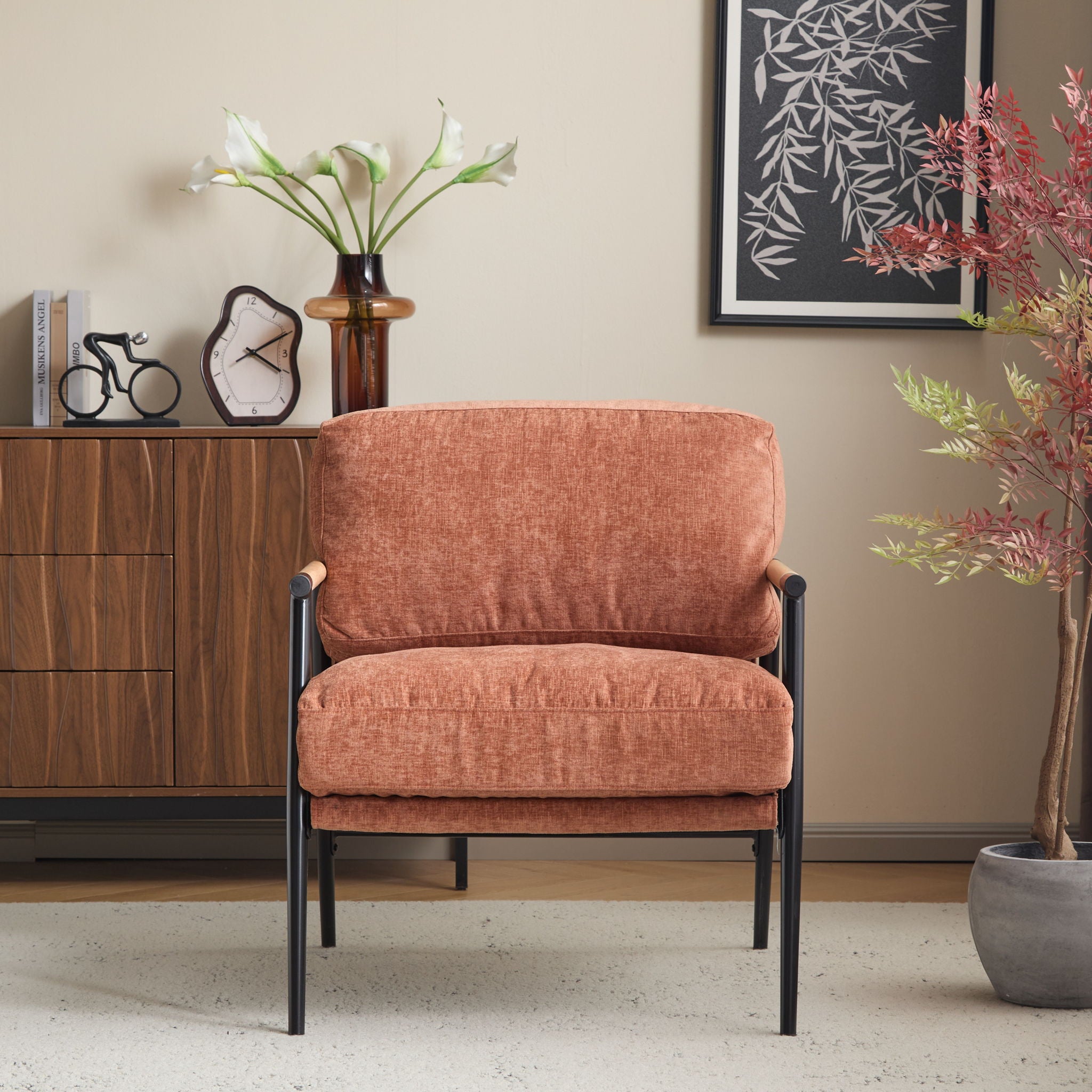 Modern Accent Chair With Plush Cushions, Cozy Seating - Best Buy Furniture