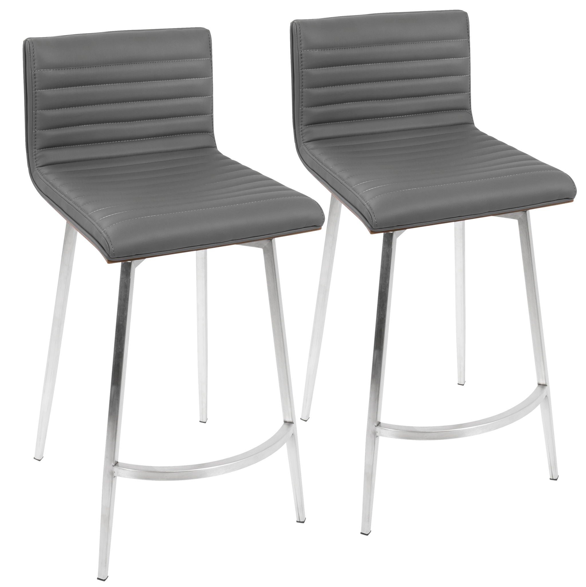 Mason - Contemporary Swivel Counter Stool (Set of 2) - Best Buy Furniture