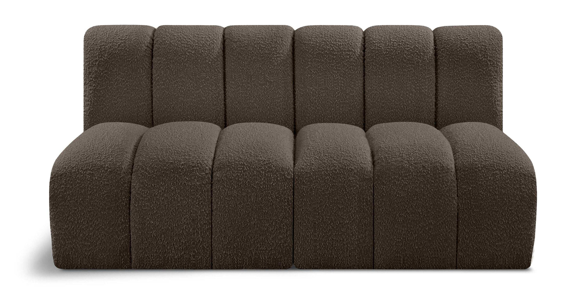 Arc - Boucle Fabric 2 Seats Modular Sofa - Best Buy Furniture