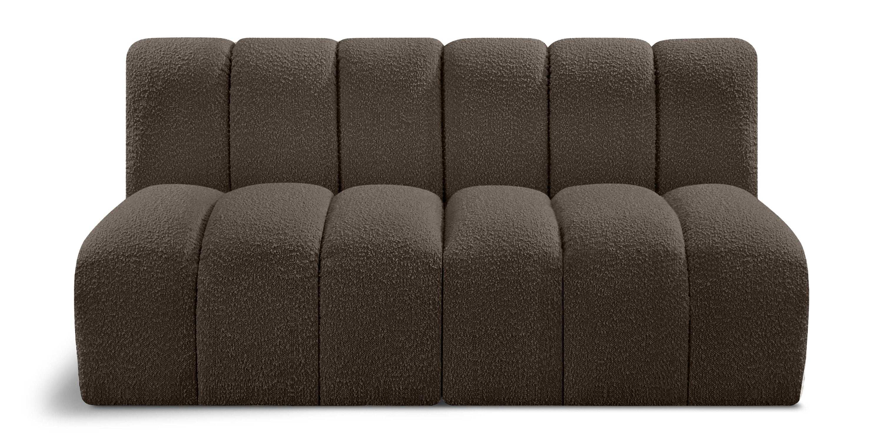 Arc - Boucle Fabric 2 Seats Modular Sofa - Best Buy Furniture