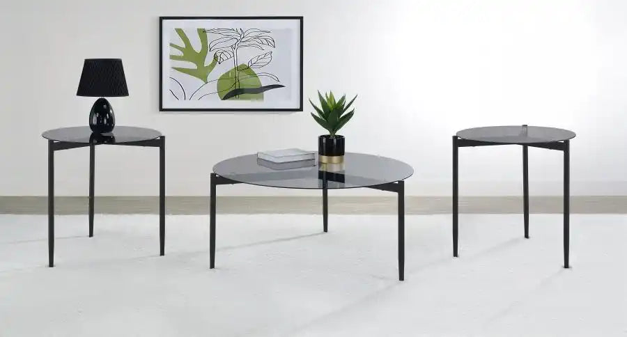 Rosalie - Round Coffee And End Table Set - Best Buy Furniture