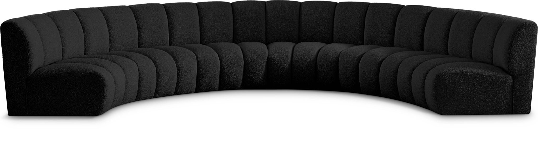 Infinity - 6 Piece Boucle Modular Sectional - Best Buy Furniture