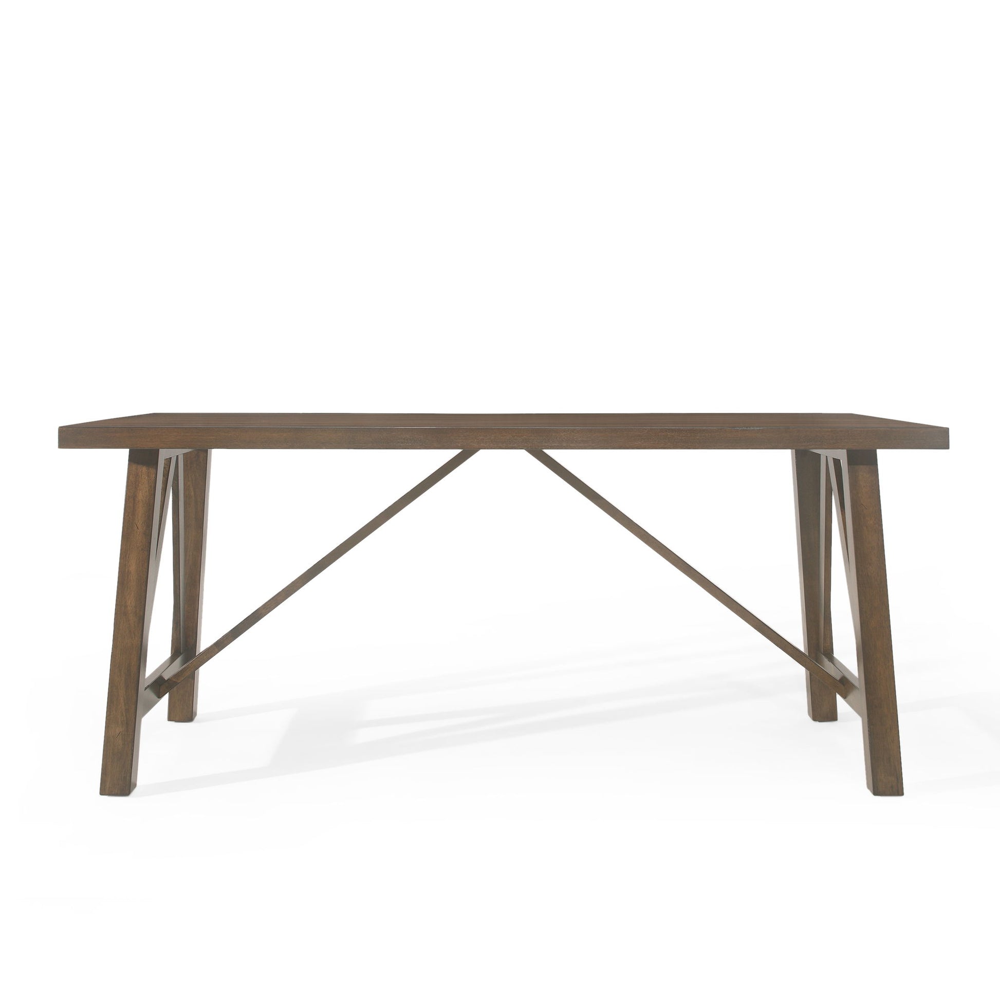 Farmhouse Style Dining Table With Wood Like Top - Best Buy Furniture
