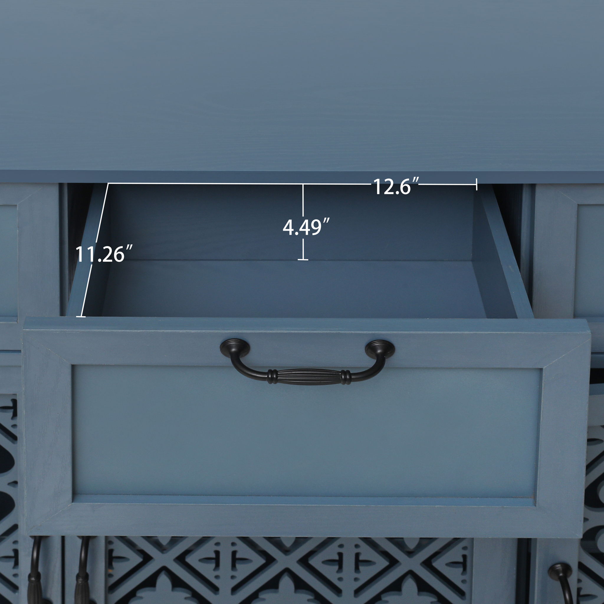 3 Door 3 Drawer Elegant Cabinet - Best Buy Furniture