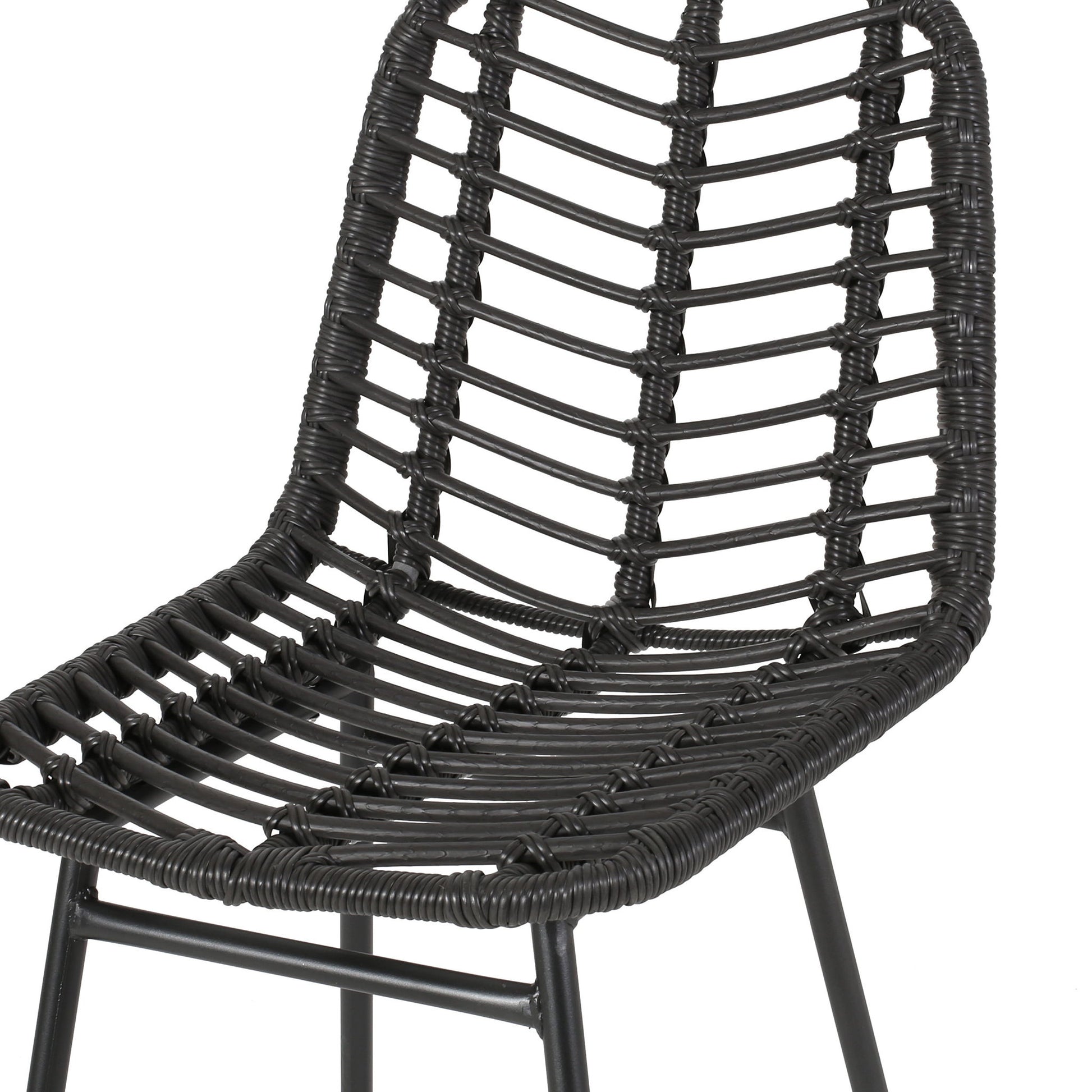 Sawtelle - Outdoor Wicker Barstools (Set of 2) - Best Buy Furniture