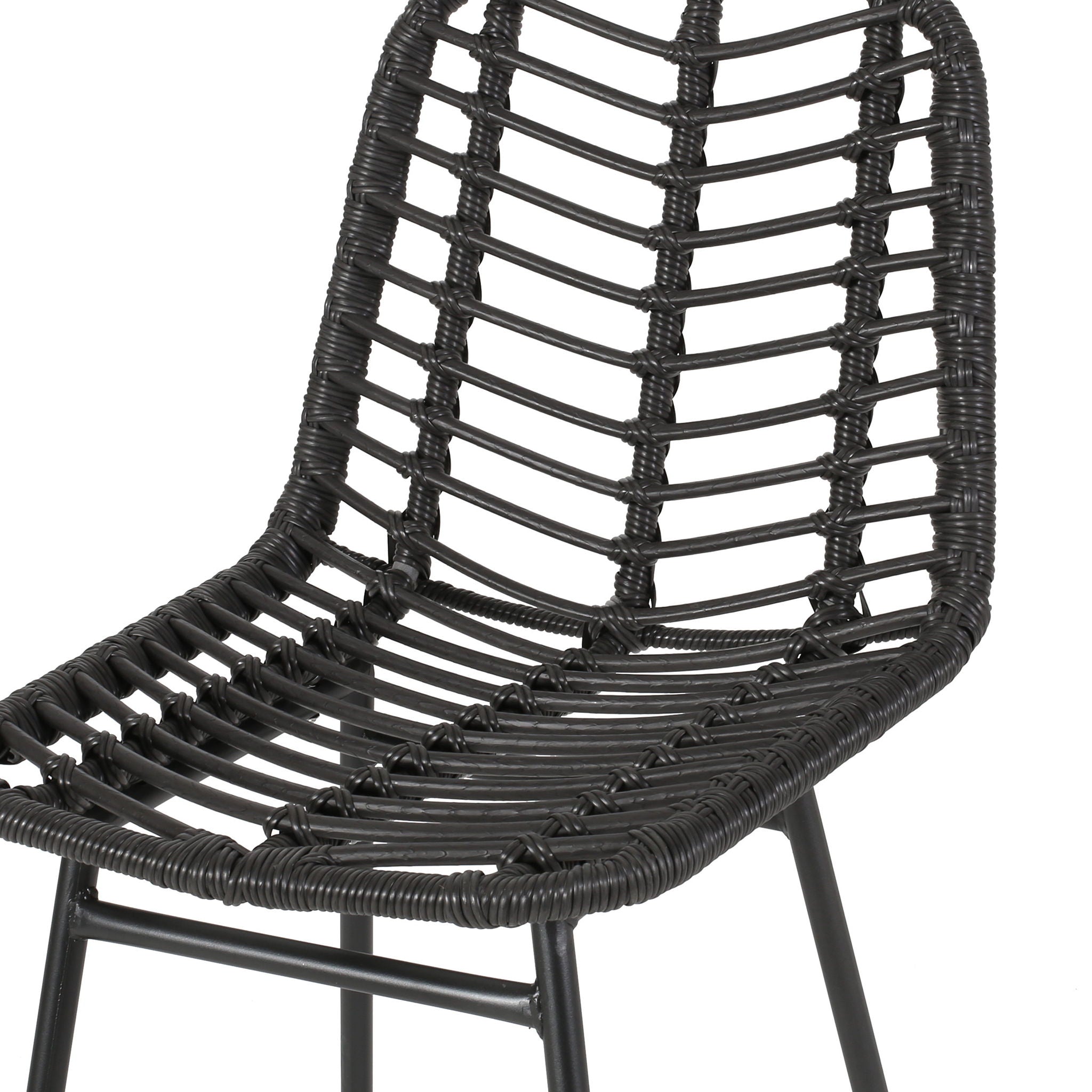 Sawtelle - Outdoor Wicker Barstools (Set of 2) - Best Buy Furniture