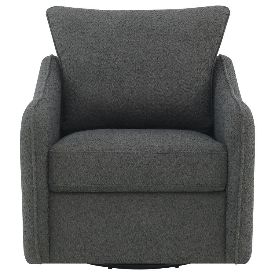 Madia - Upholstered Sloped Arm Swivel Glider Chair - Best Buy Furniture