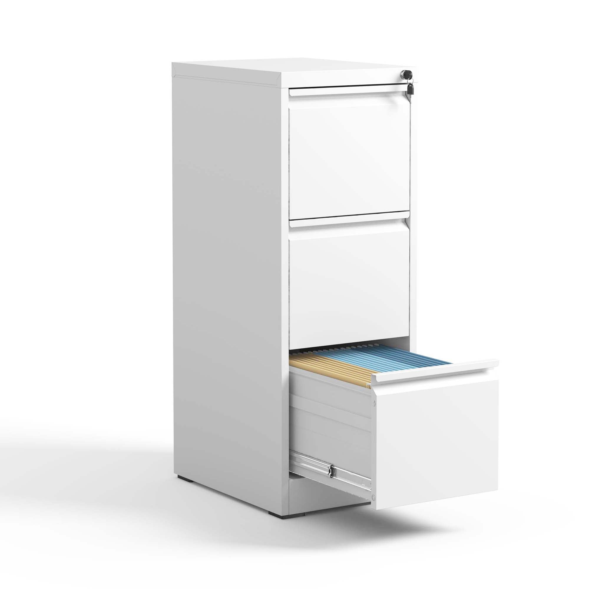 Steel Drawer Vertical File Cabinet With Lock For A4 Legal / Letter Size - Best Buy Furniture