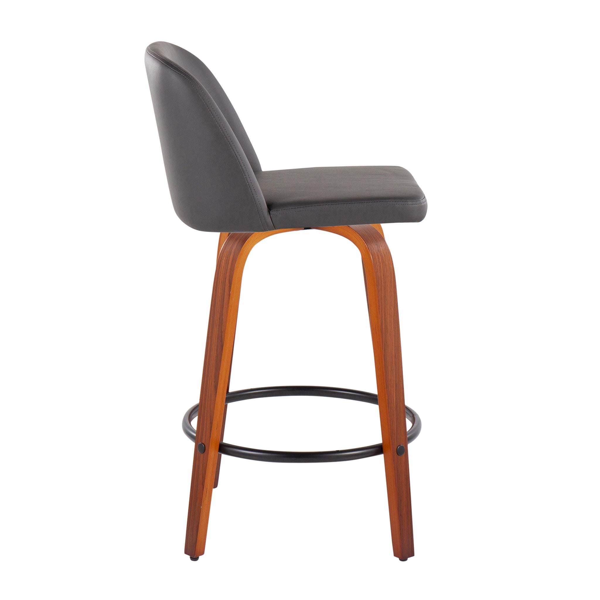 Toriano - Mid Century Modern, Counter Stool (Set of 2) - Best Buy Furniture