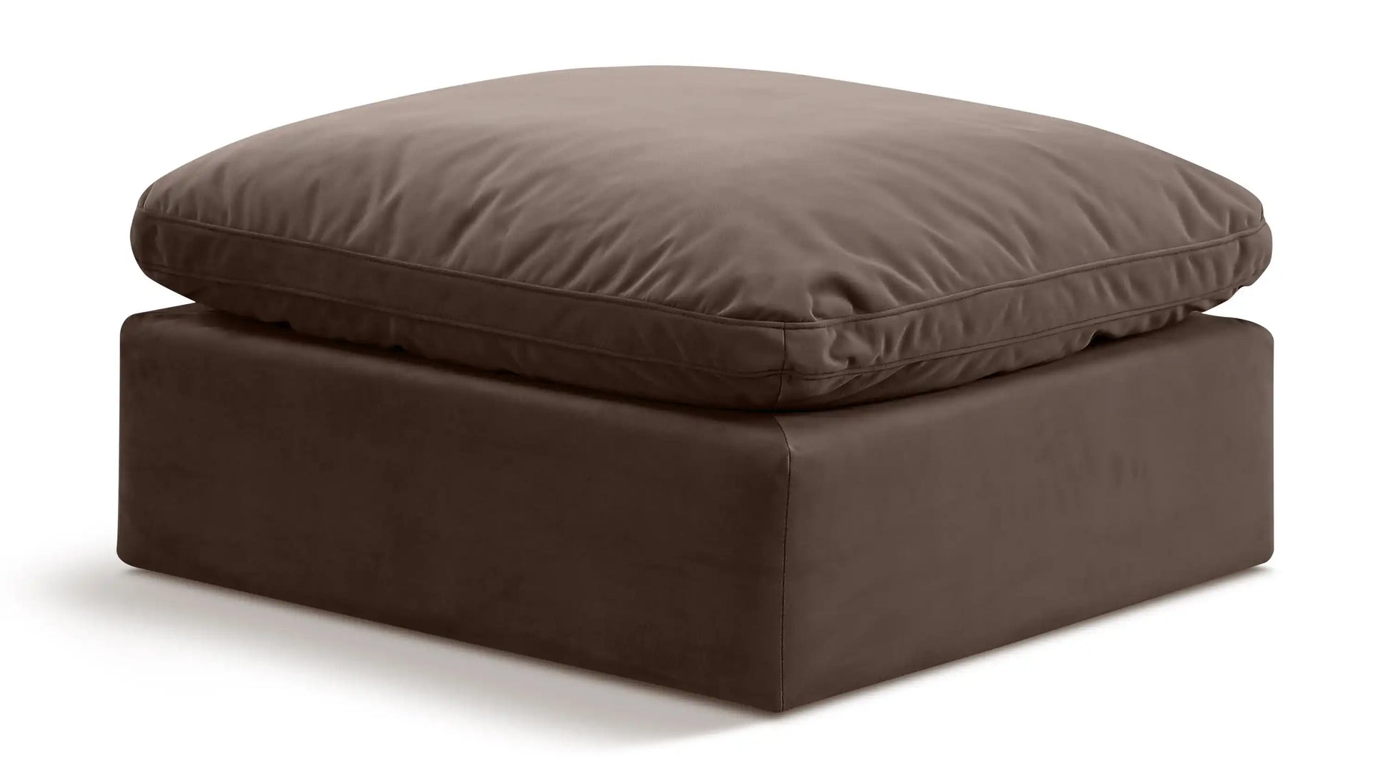 Indulge - Velvet Ottoman - Best Buy Furniture