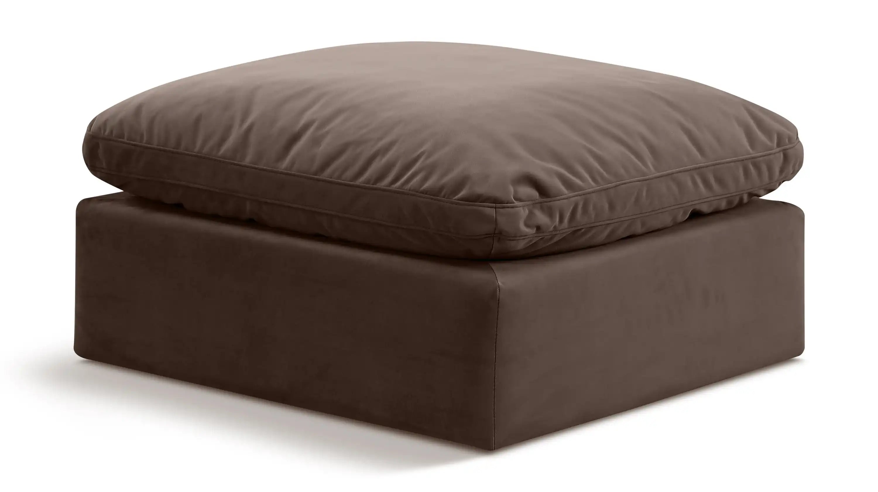 Indulge - Velvet Ottoman - Best Buy Furniture