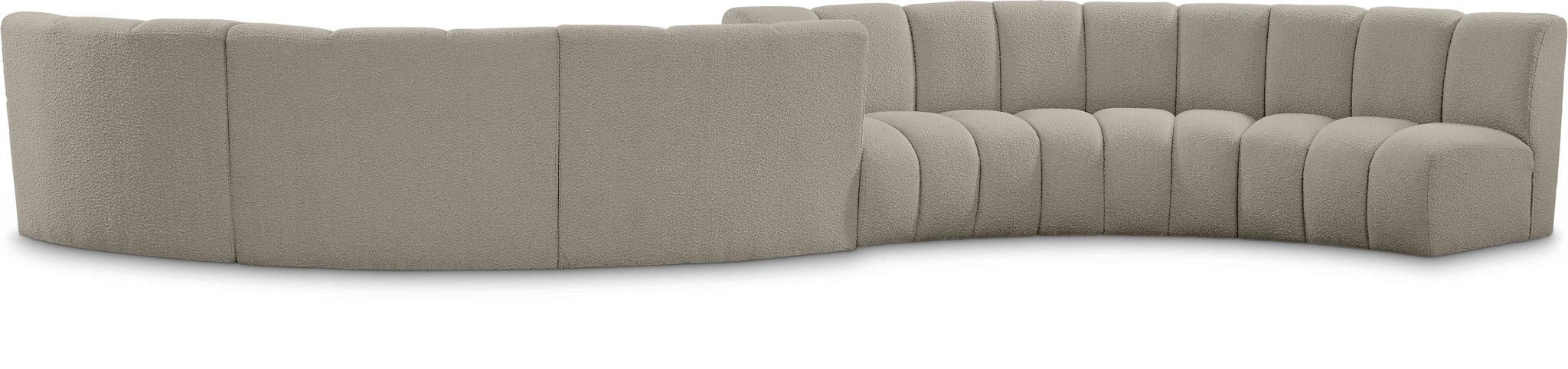 Infinity - 6 Piece Boucle Modular Sectional - Best Buy Furniture
