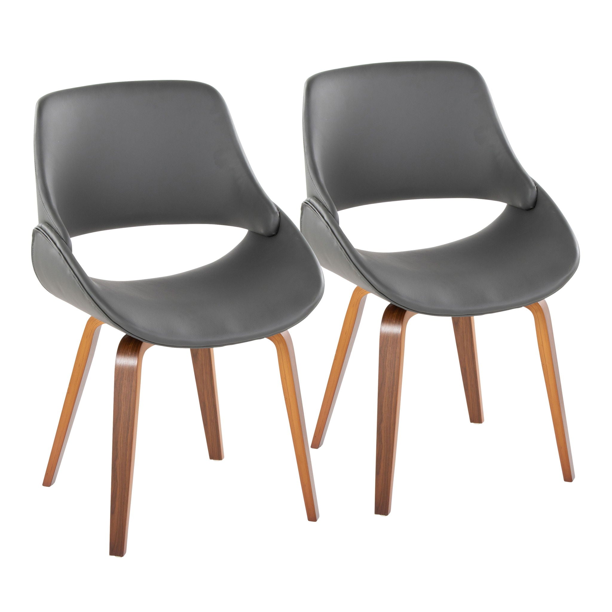 Fabrico - Mid Century Modern Style Dining Chair (Set of 2) - Best Buy Furniture