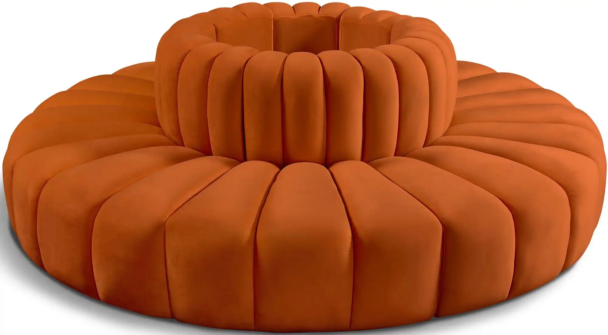 Arc - Velvet 8 Piece Round Modular Sofa - Best Buy Furniture