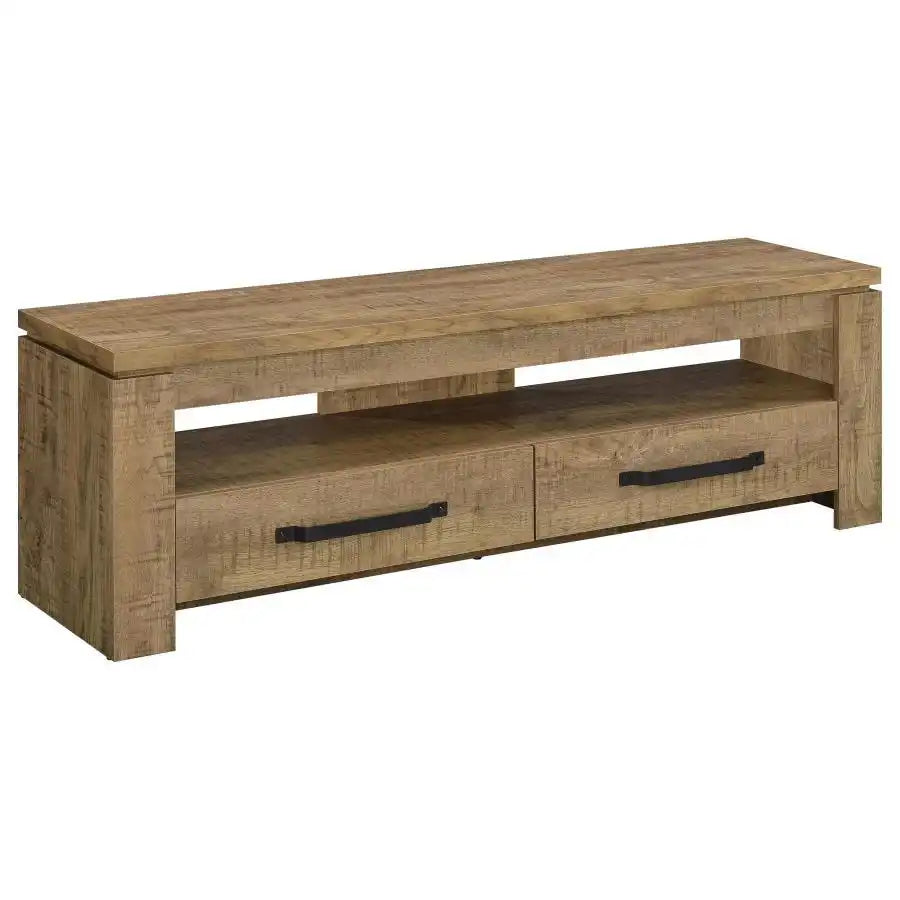 Elkton - 2-Drawer Engineered Wood 59" TV Stand - Best Buy Furniture
