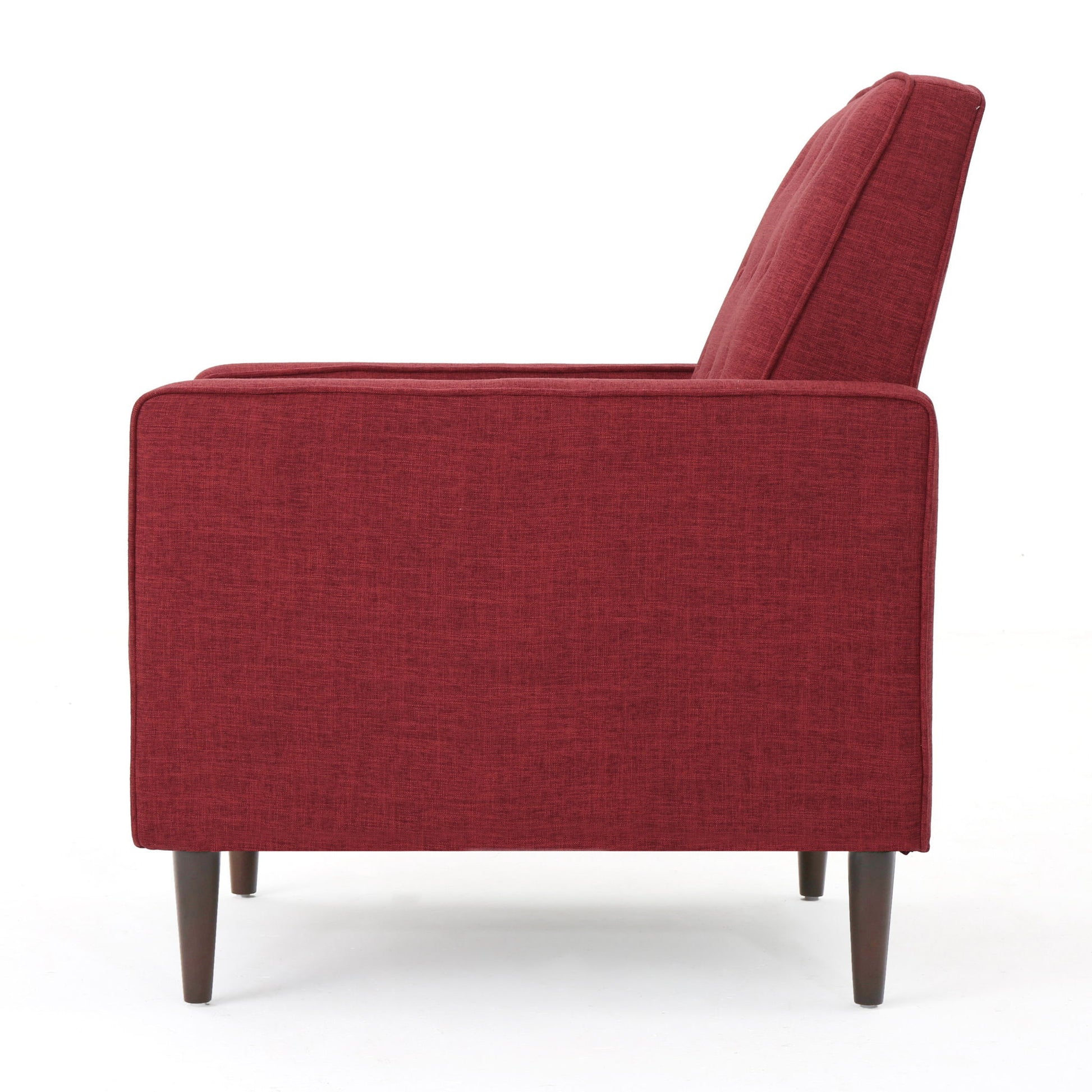 Mid-Century Modern Recliner With Button Tufted Waffle Stitch - Best Buy Furniture
