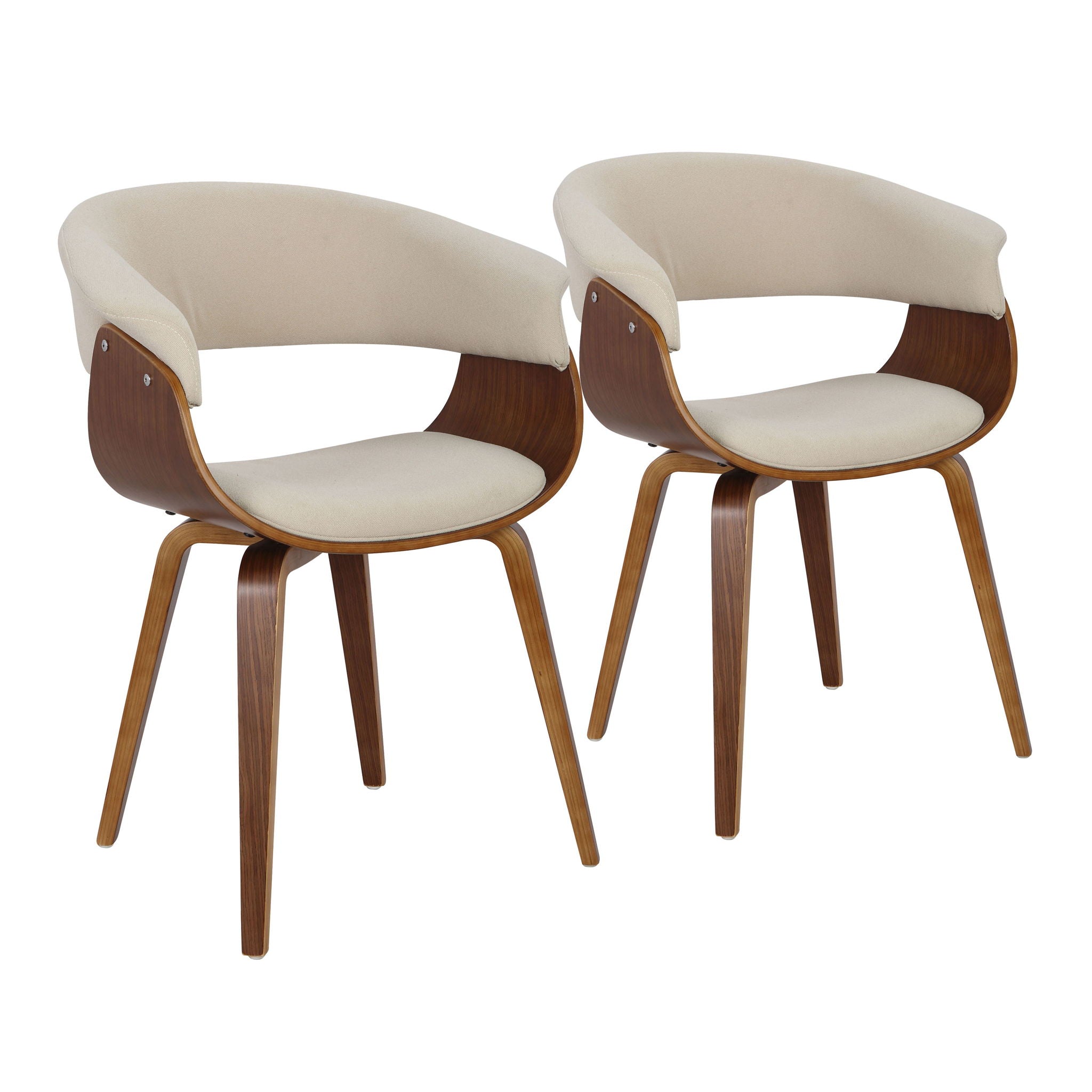 Vintage Mod - Mid Century Modern Dining Chair (Set of 2) - Best Buy Furniture